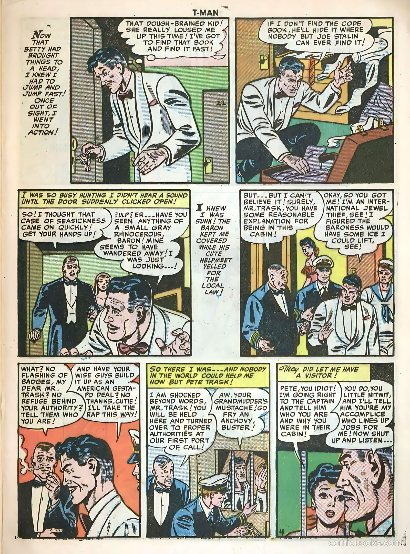 T-Man #1 (1951) — page 21 of 36