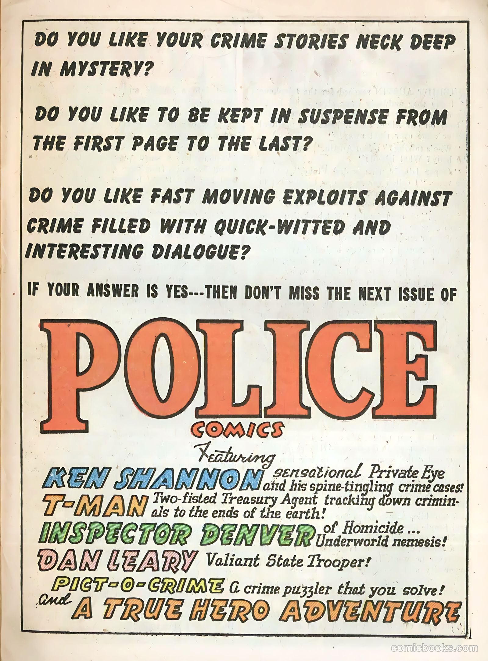 T-Man #1 (1951) — page 25 of 36