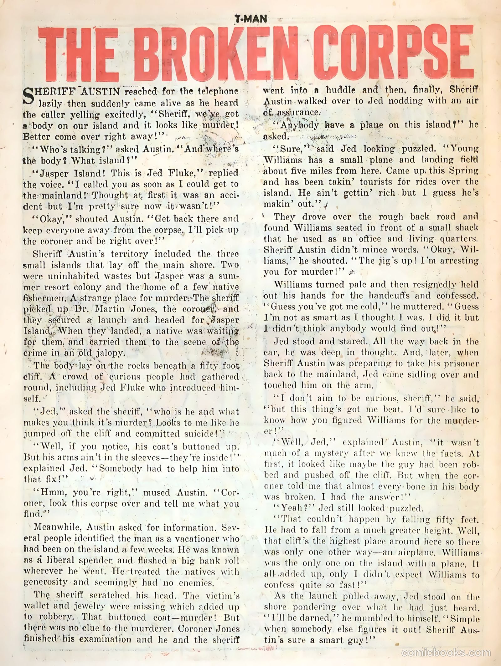 T-Man #1 (1951) — page 26 of 36