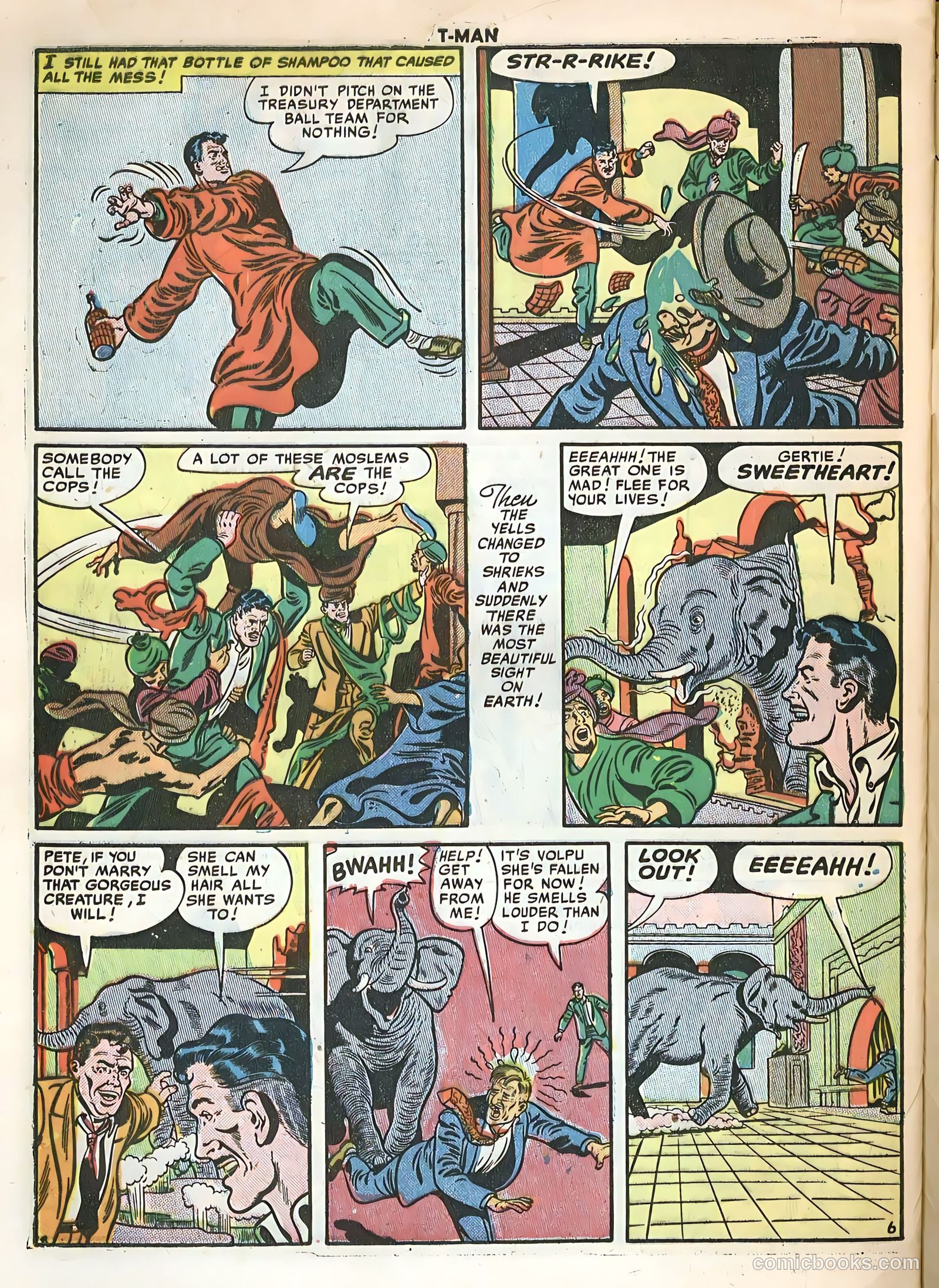 T-Man #1 (1951) — page 32 of 36