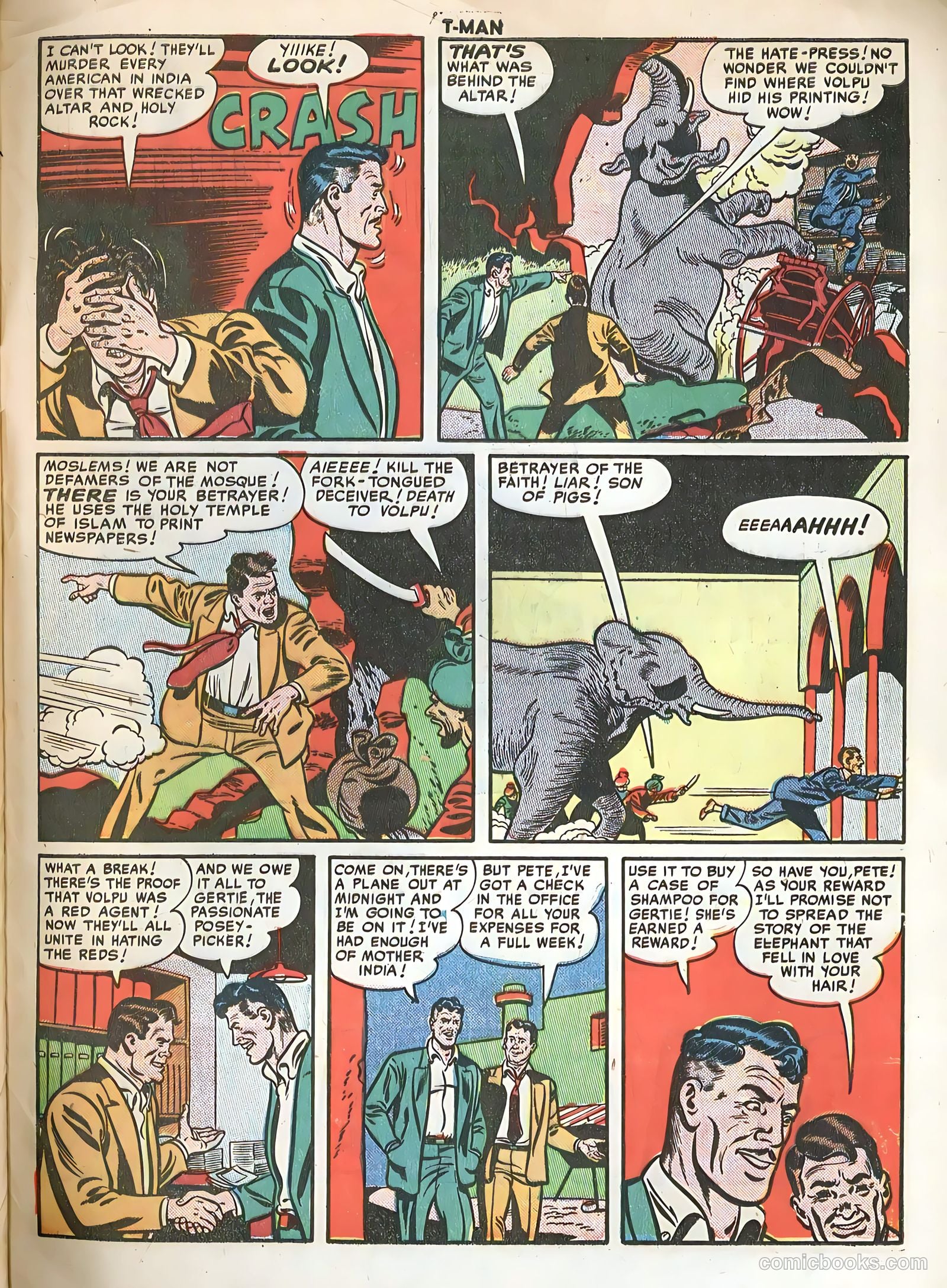 T-Man #1 (1951) — page 33 of 36