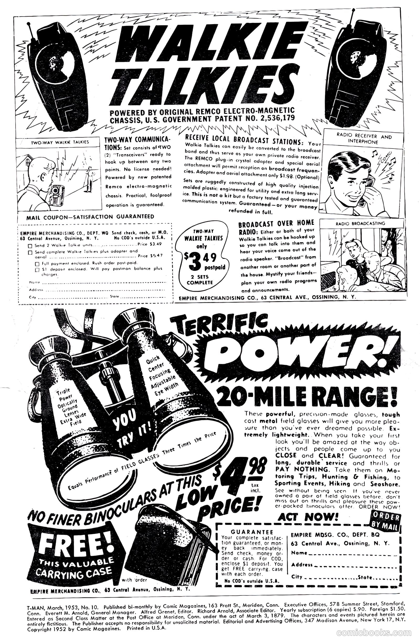 T-Man #10 (1953) — page 2 of 36