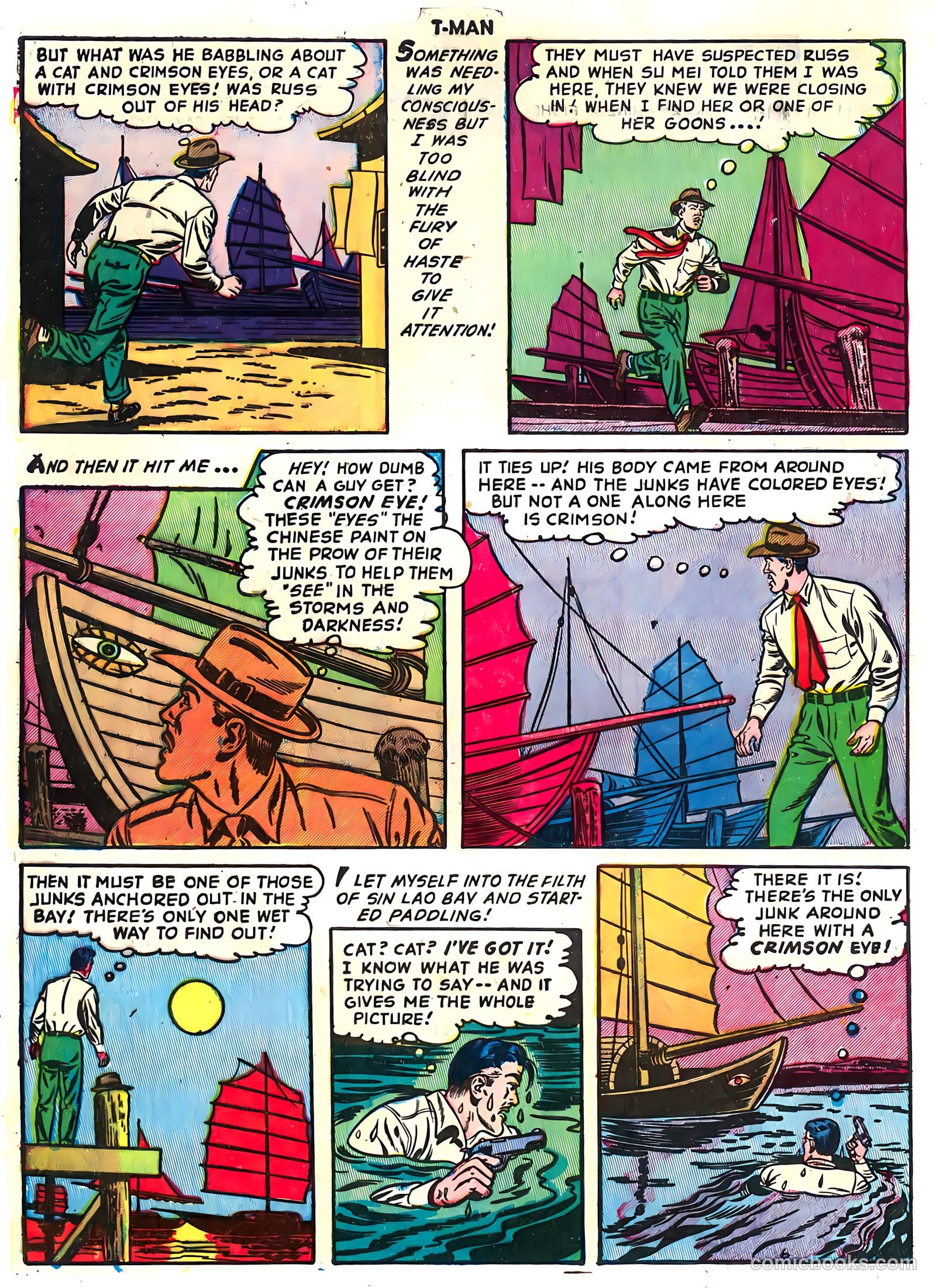 T-Man #10 (1953) — page 8 of 36