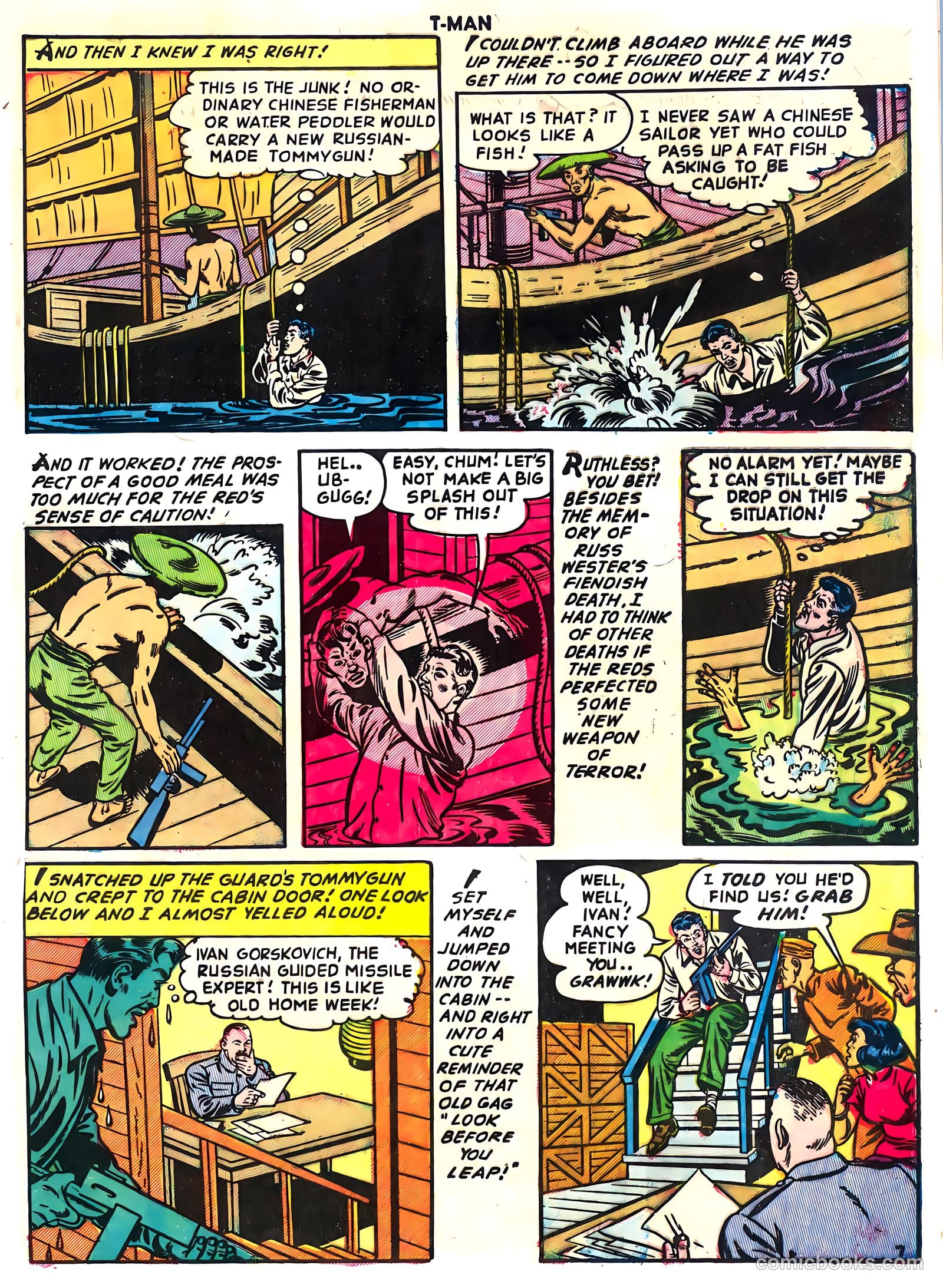 T-Man #10 (1953) — page 9 of 36
