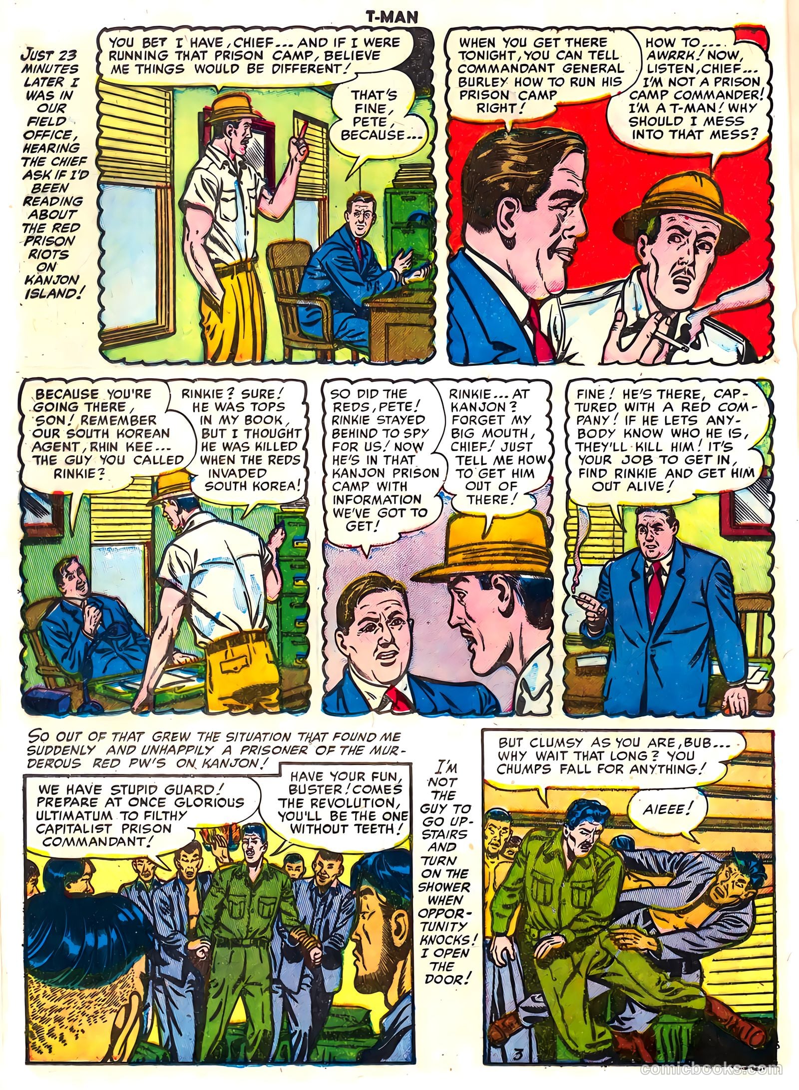 T-Man #10 (1953) — page 20 of 36