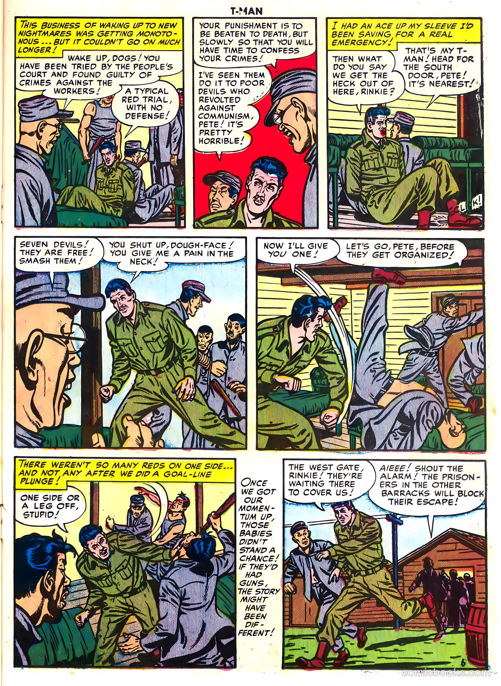 T-Man #10 (1953) — page 23 of 36