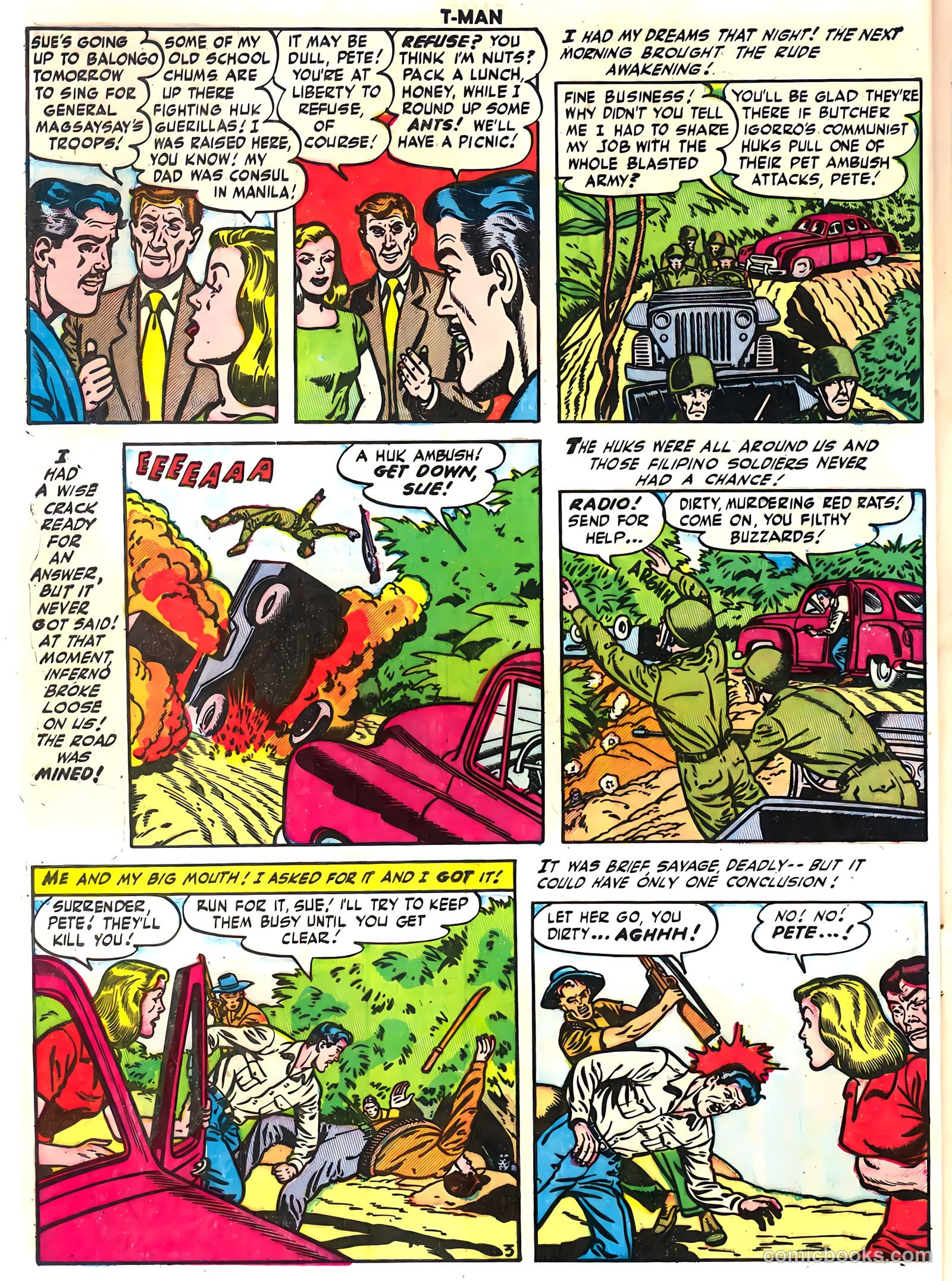 T-Man #10 (1953) — page 28 of 36