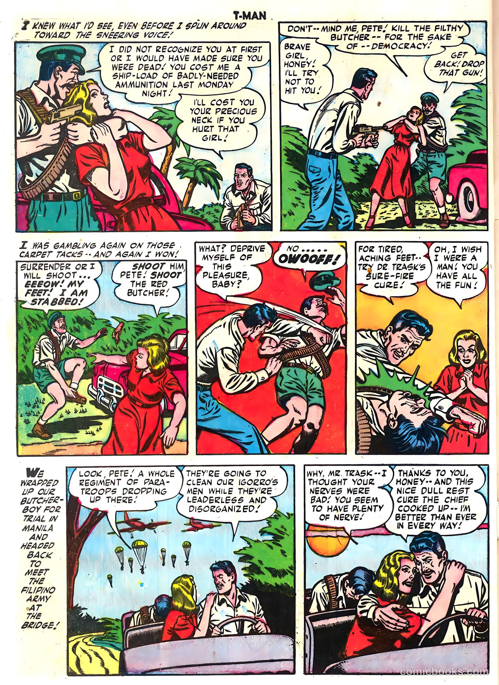 T-Man #10 (1953) — page 32 of 36