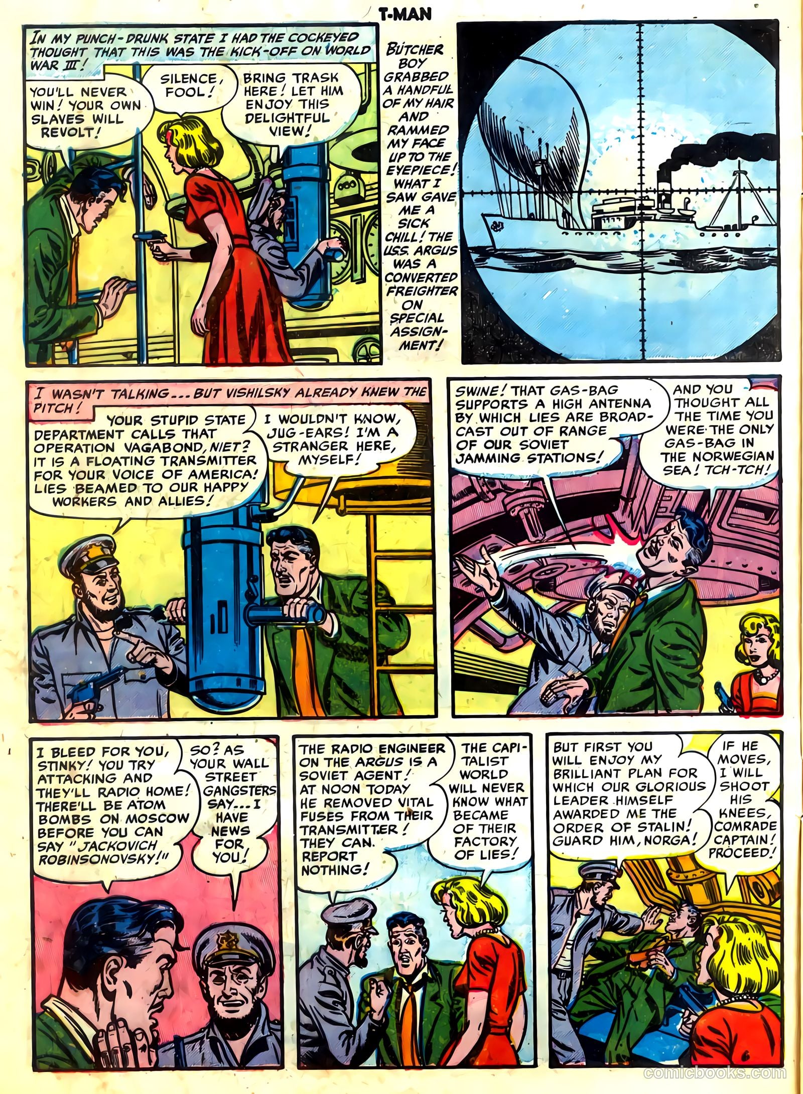 T-Man #11 (1953) — page 8 of 36