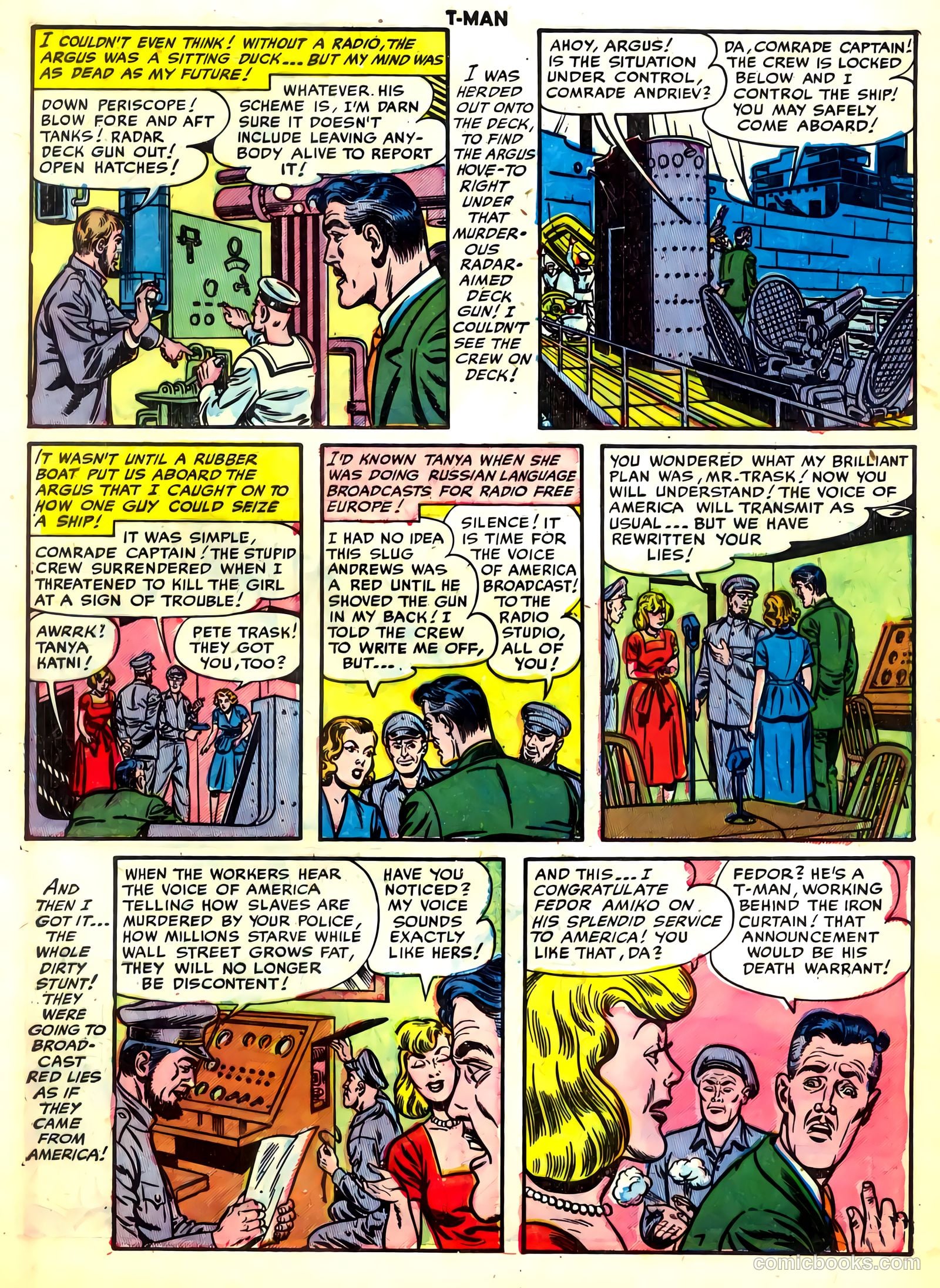 T-Man #11 (1953) — page 9 of 36