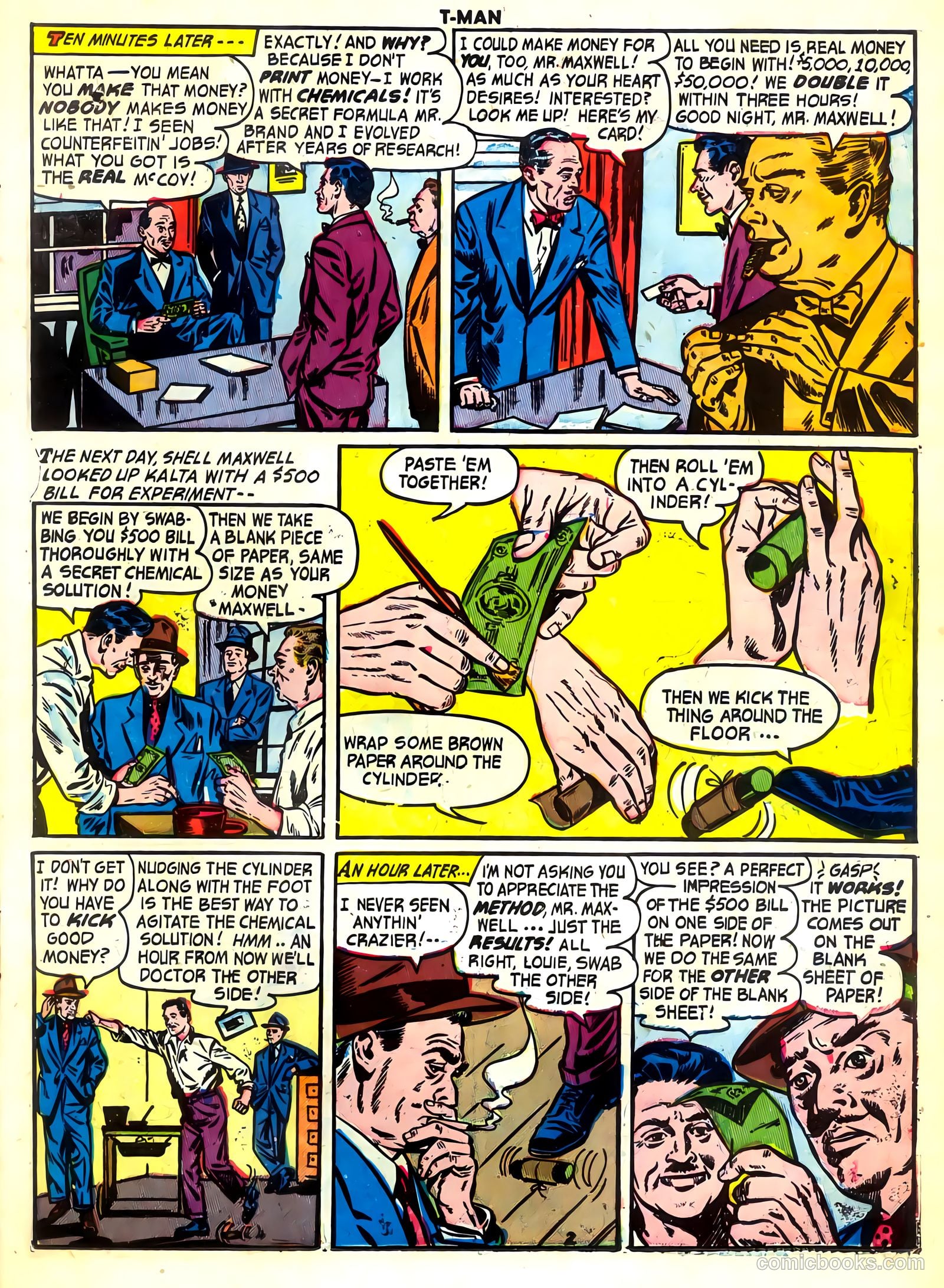 T-Man #11 (1953) — page 15 of 36