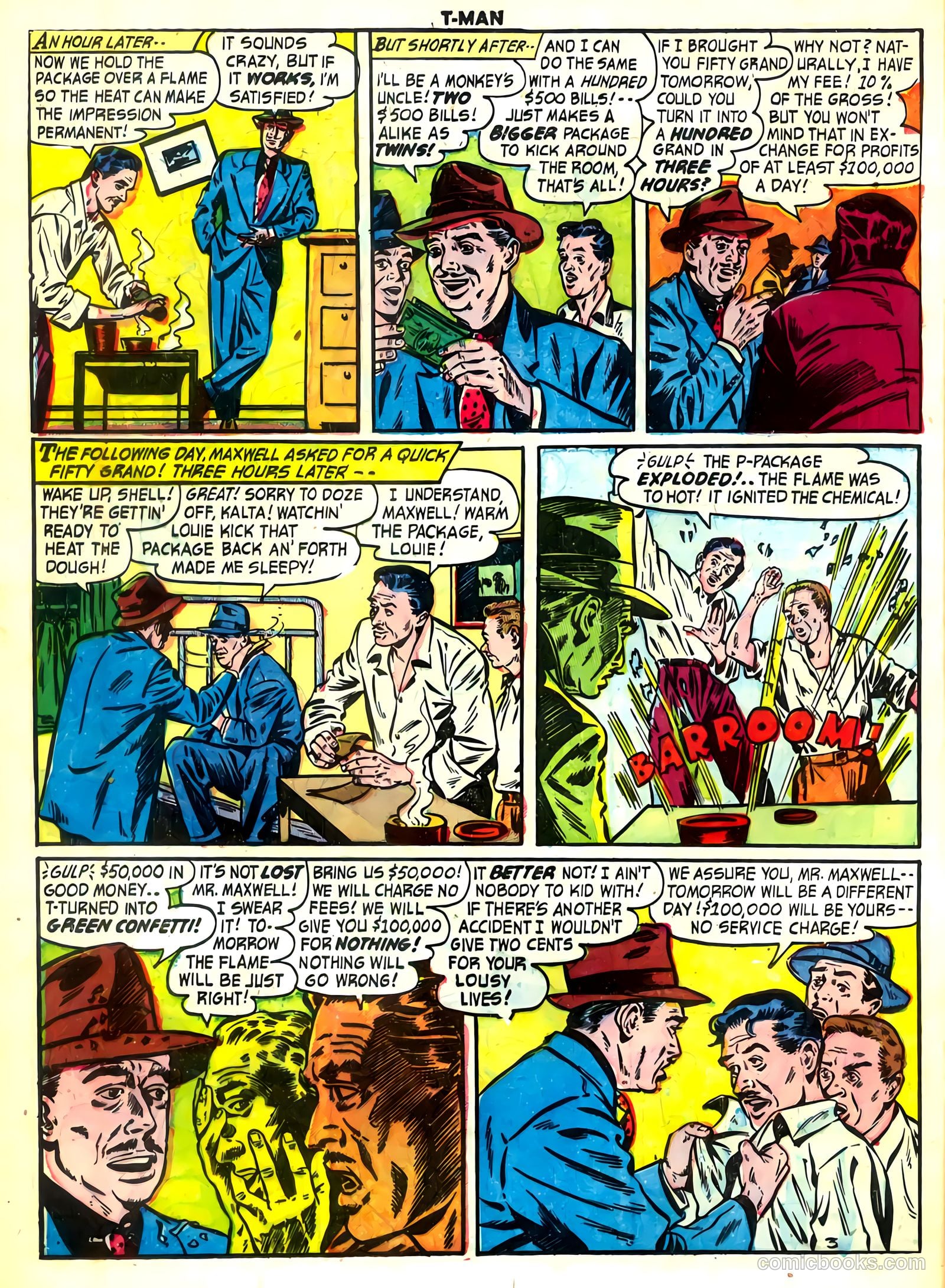 T-Man #11 (1953) — page 16 of 36
