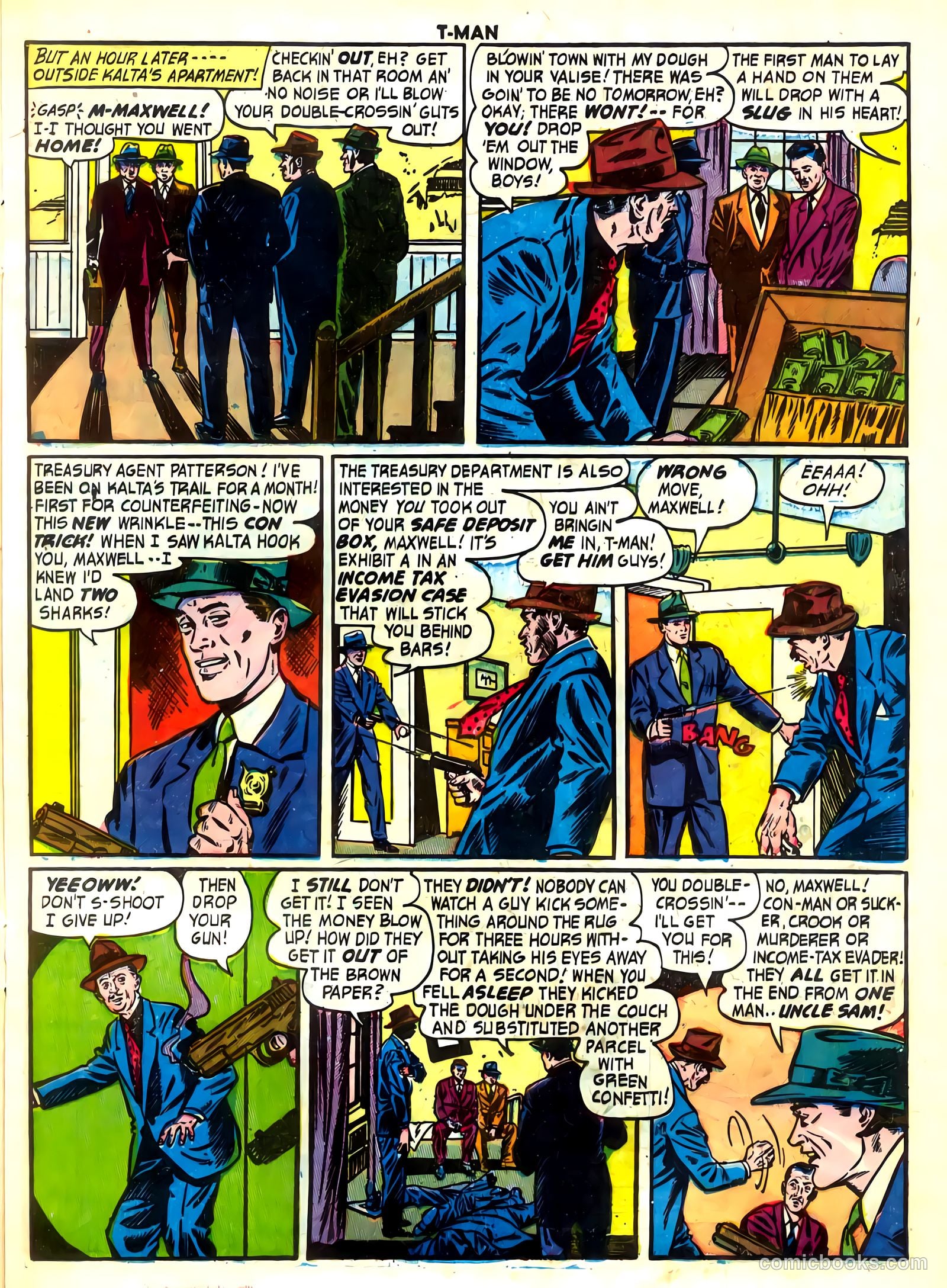 T-Man #11 (1953) — page 17 of 36