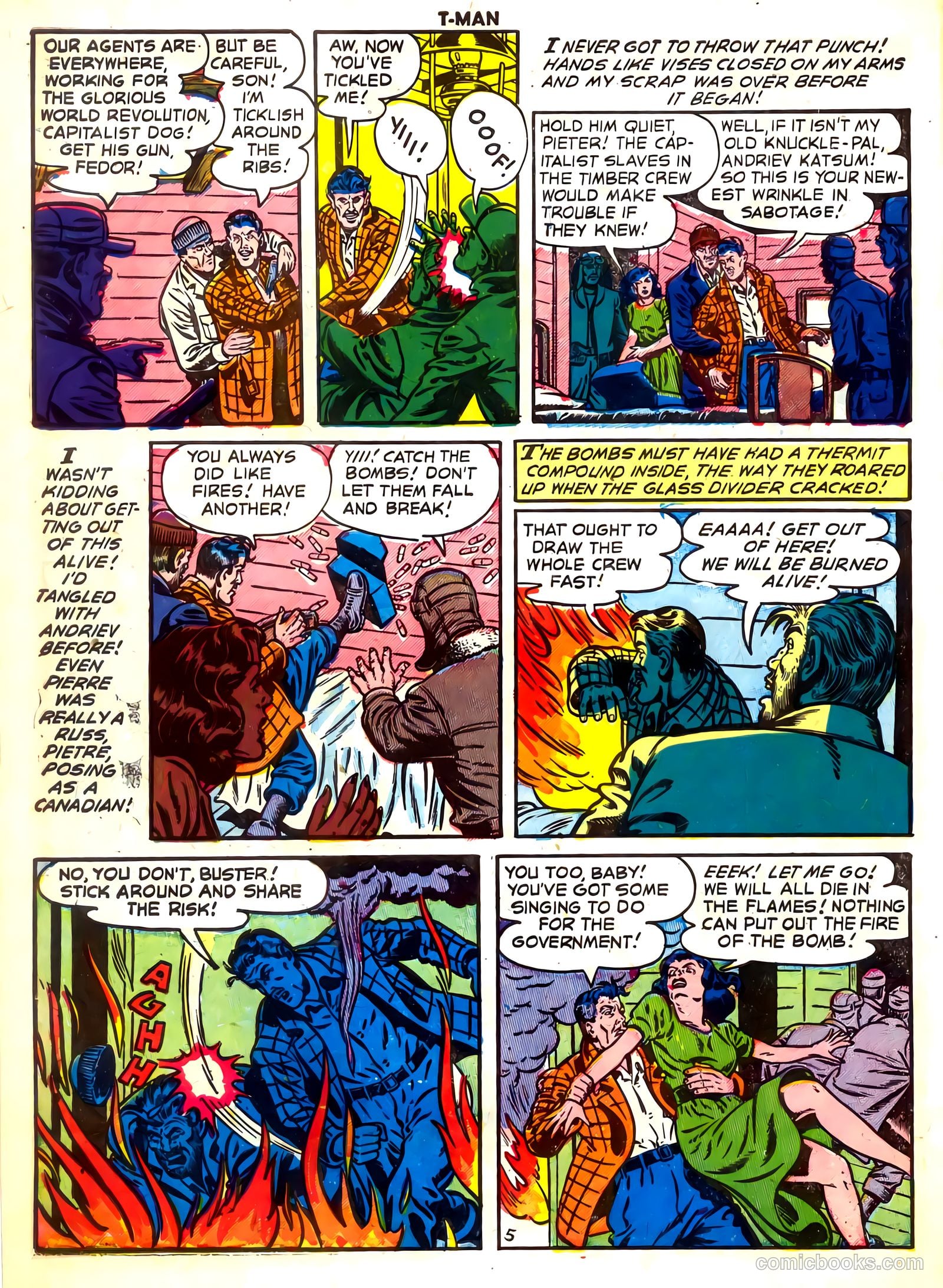T-Man #11 (1953) — page 30 of 36