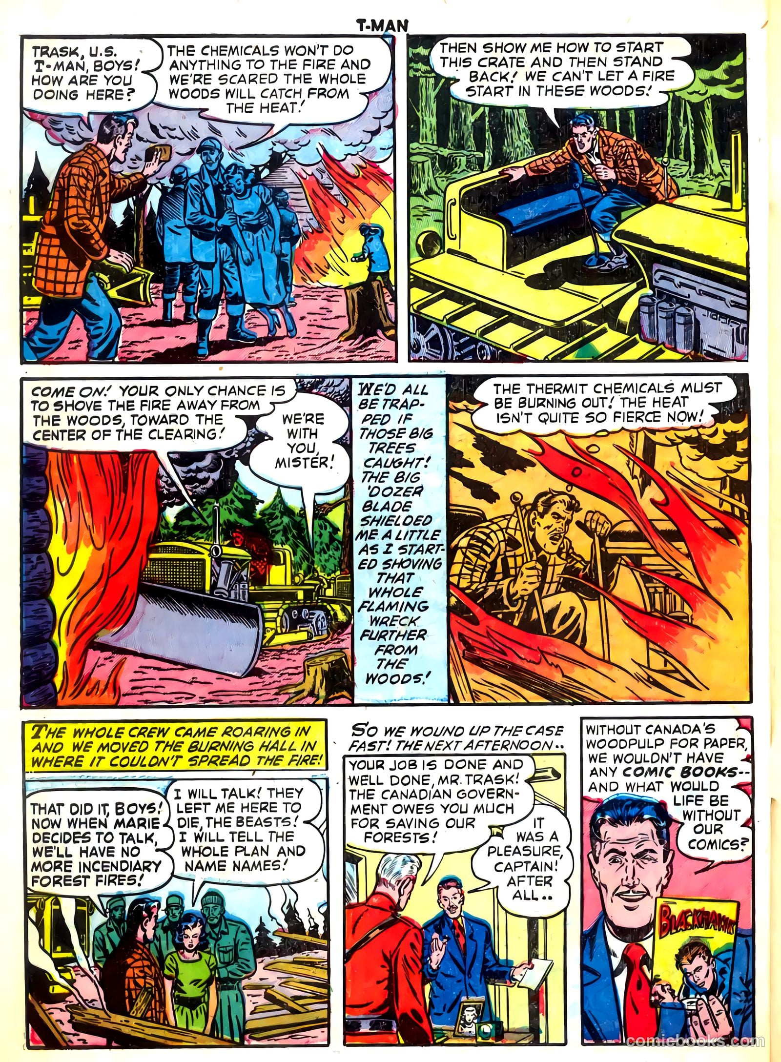 T-Man #11 (1953) — page 32 of 36