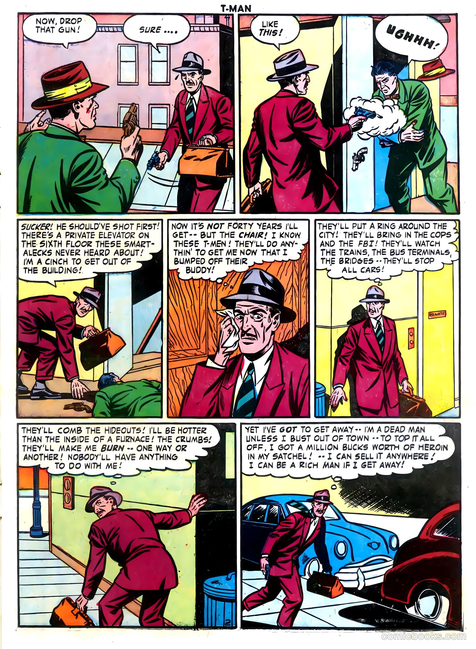 T-Man #12 (1953) — page 15 of 36