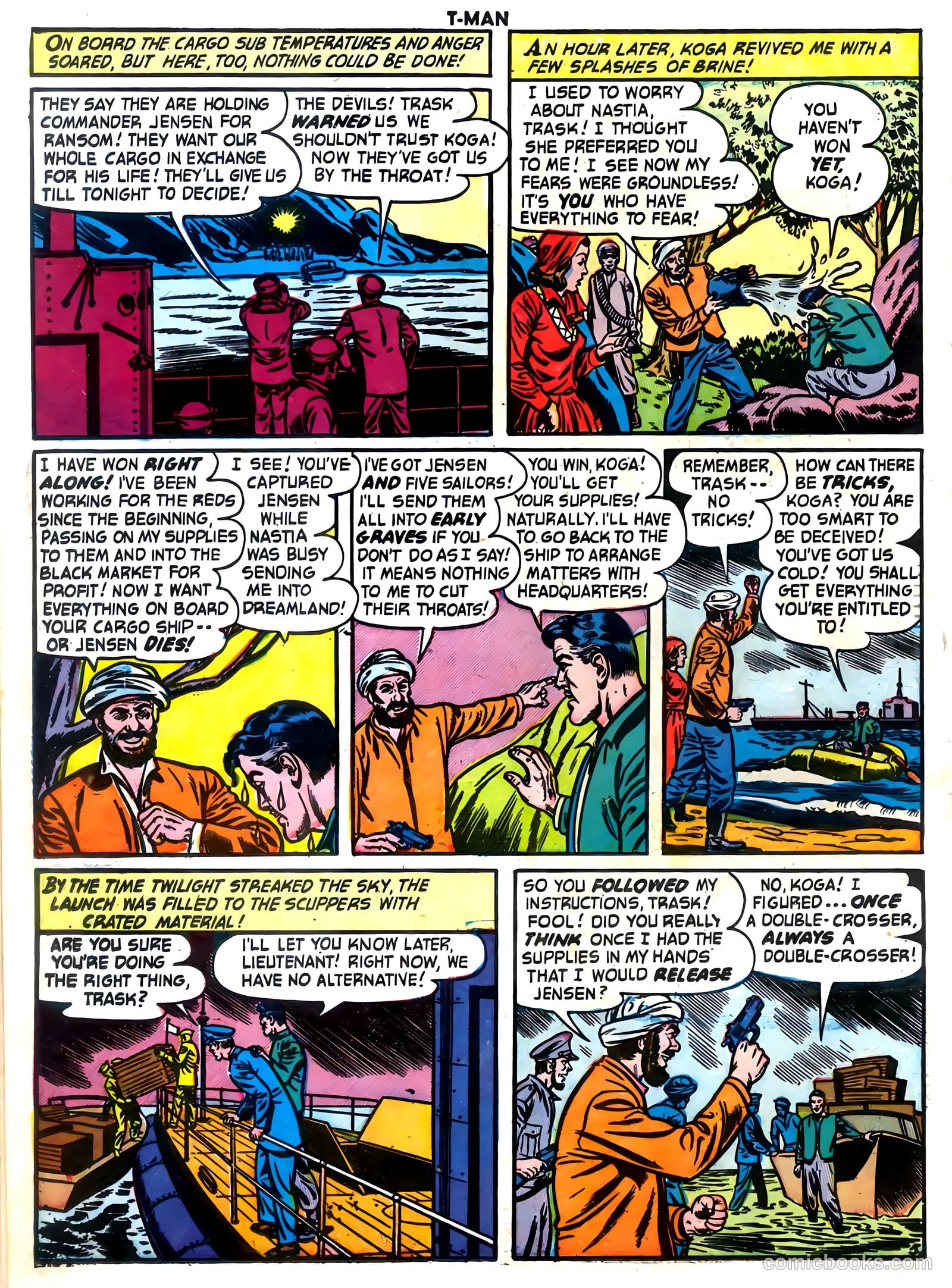 T-Man #12 (1953) — page 22 of 36