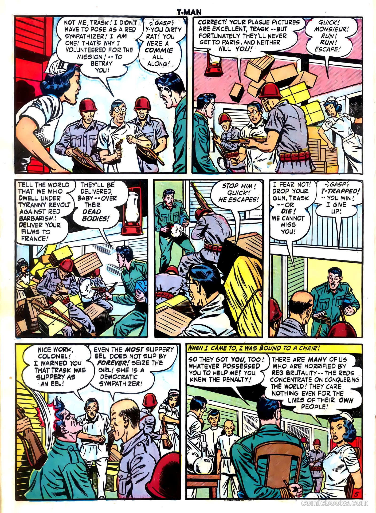T-Man #12 (1953) — page 30 of 36