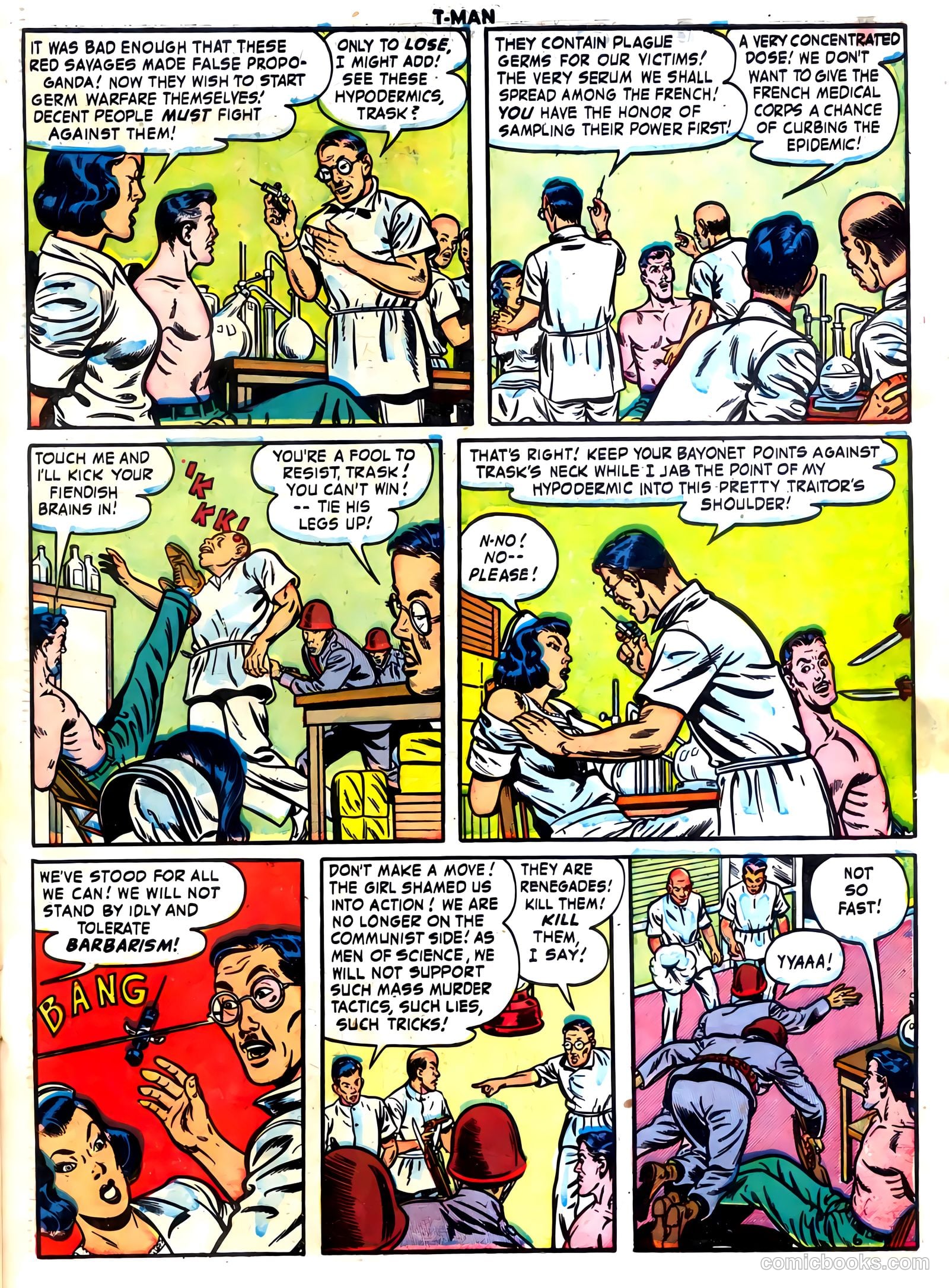 T-Man #12 (1953) — page 31 of 36