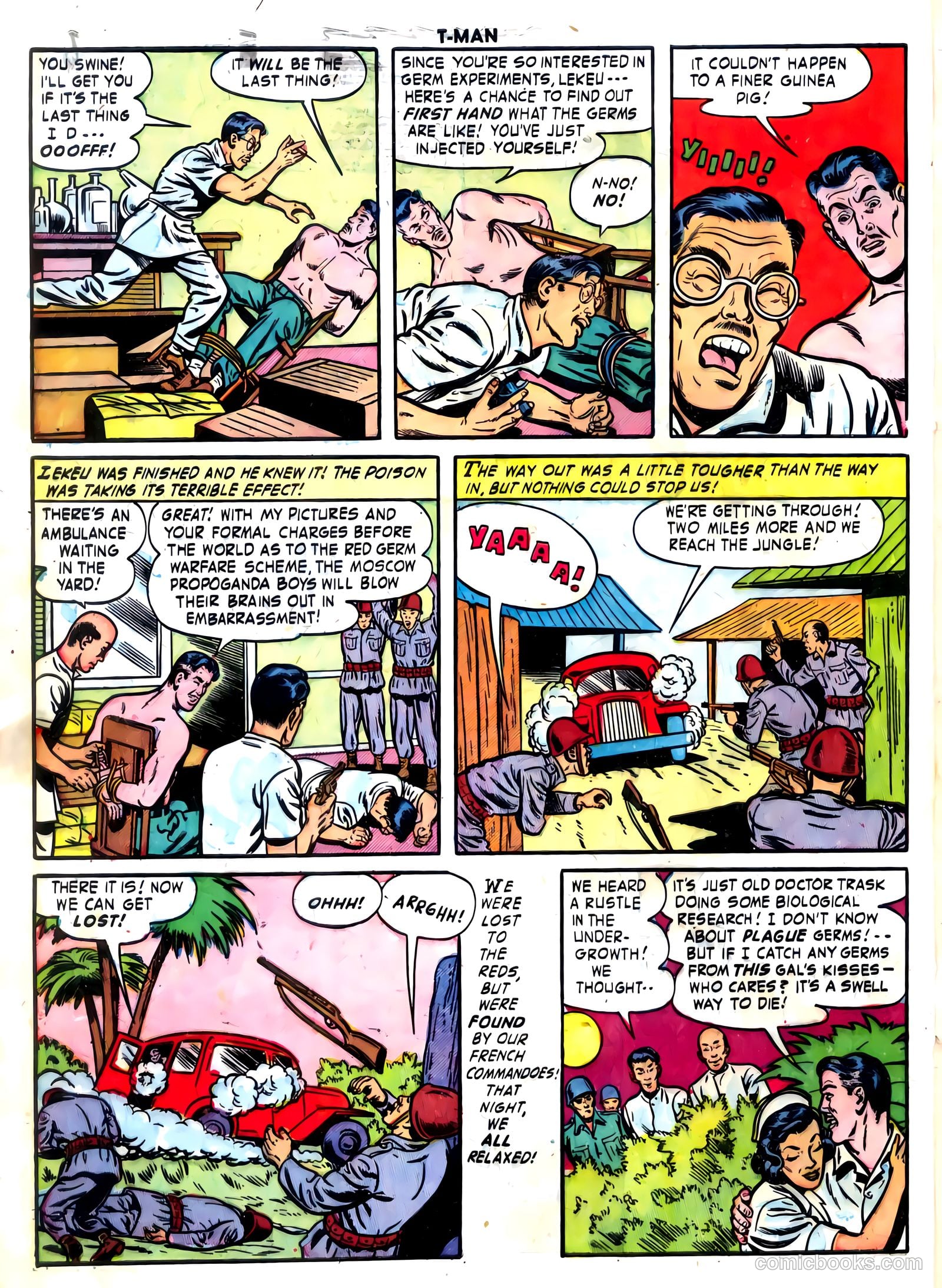 T-Man #12 (1953) — page 32 of 36