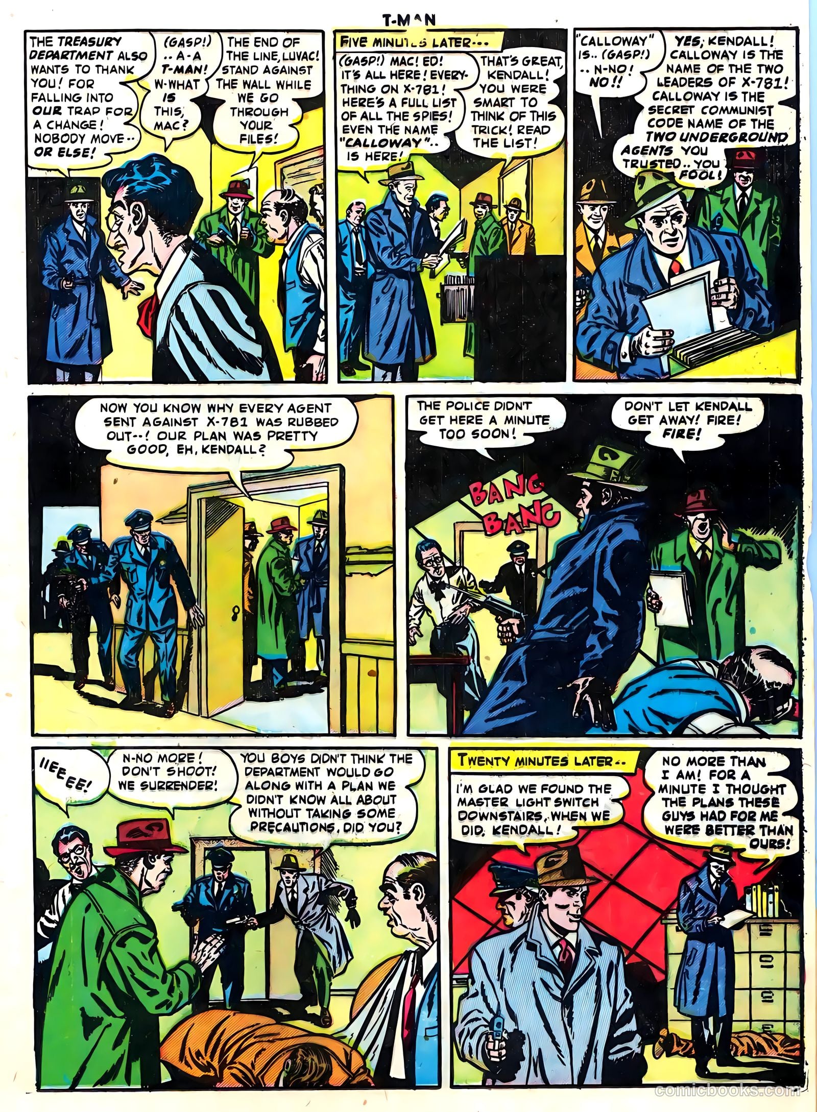 T-Man #13 (1953) — page 17 of 36