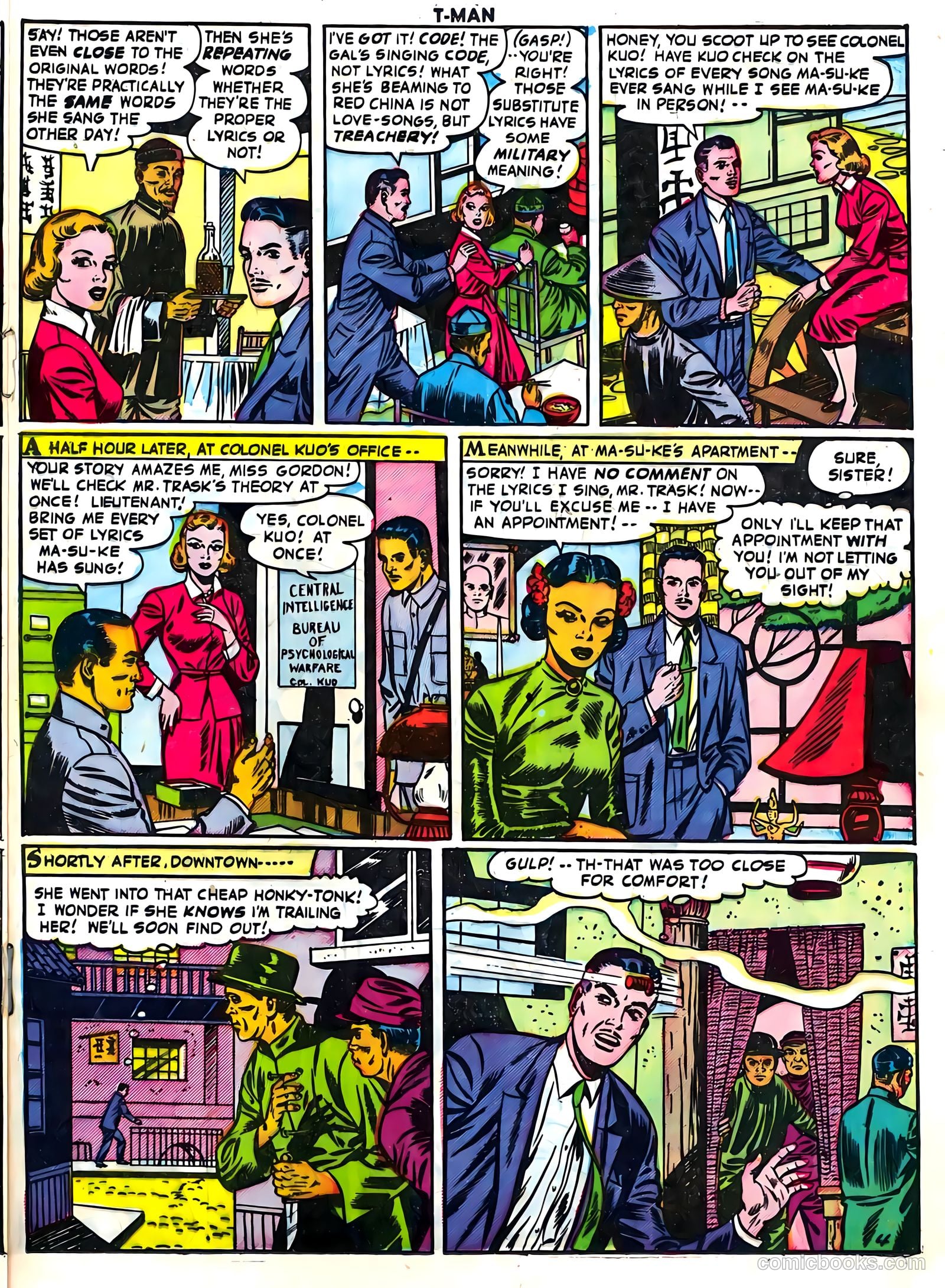 T-Man #13 (1953) — page 21 of 36