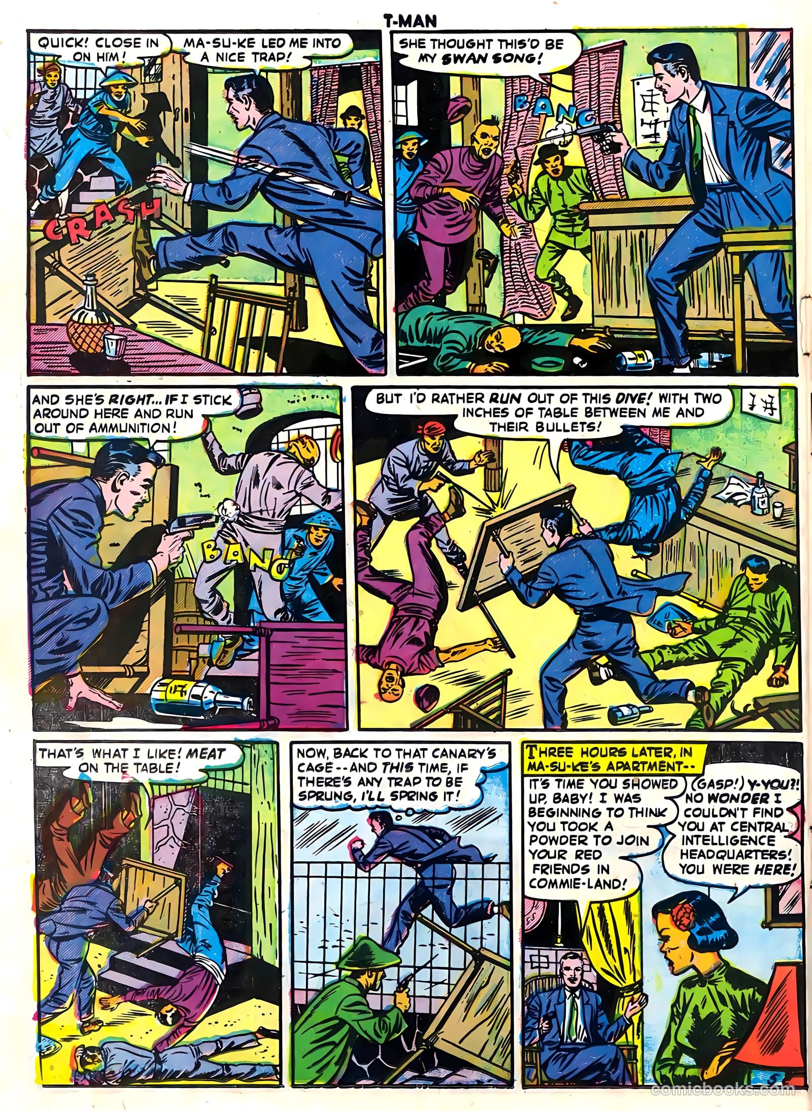T-Man #13 (1953) — page 22 of 36