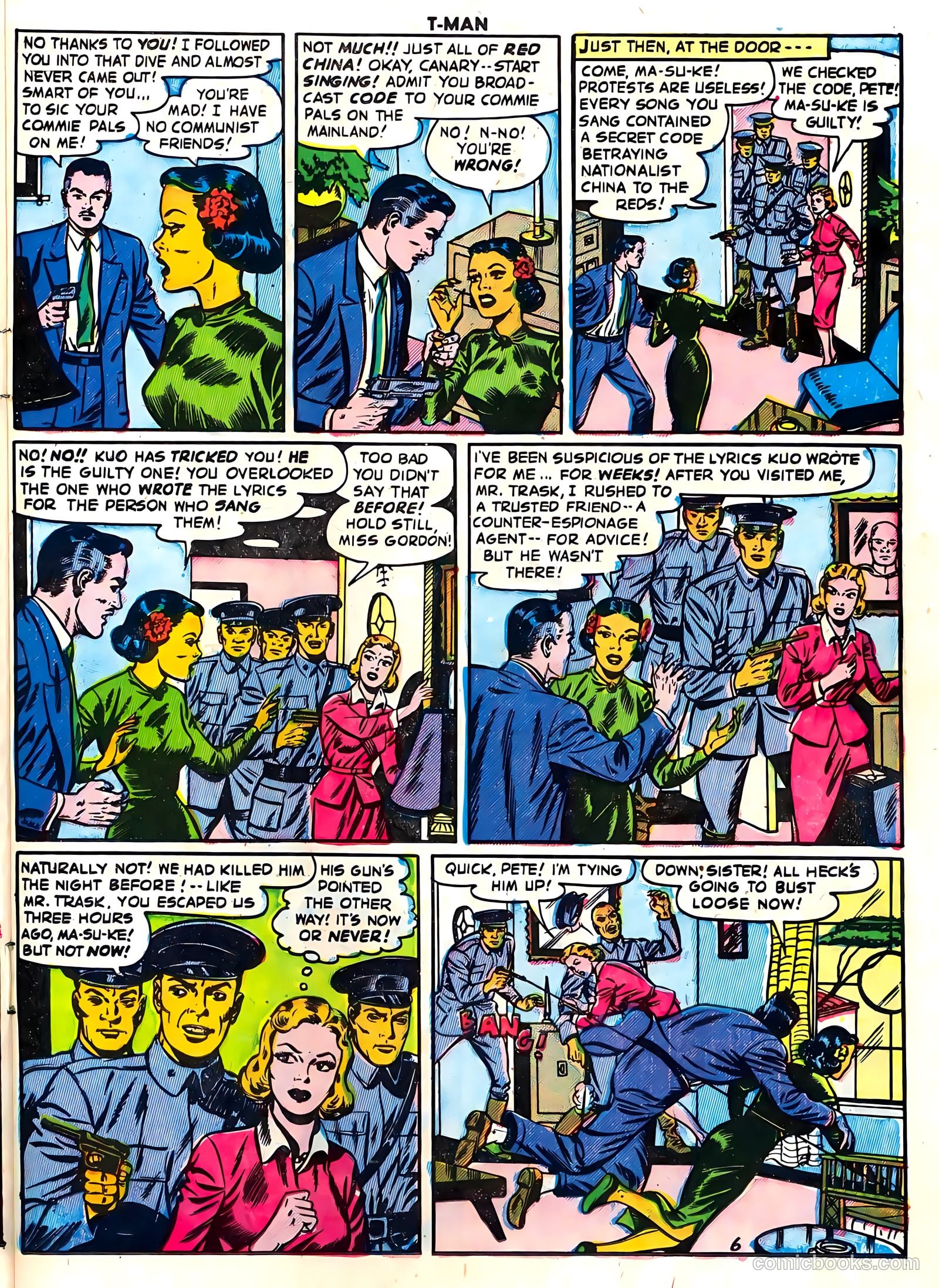 T-Man #13 (1953) — page 23 of 36
