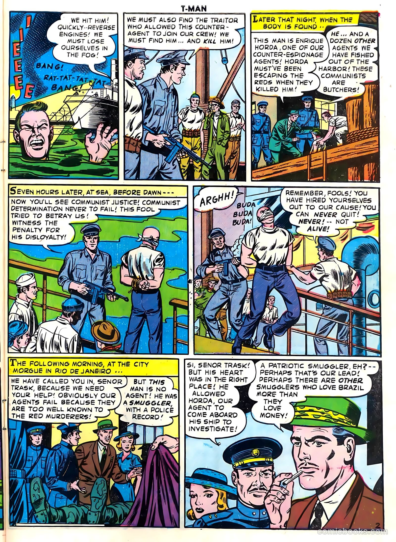 T-Man #13 (1953) — page 27 of 36