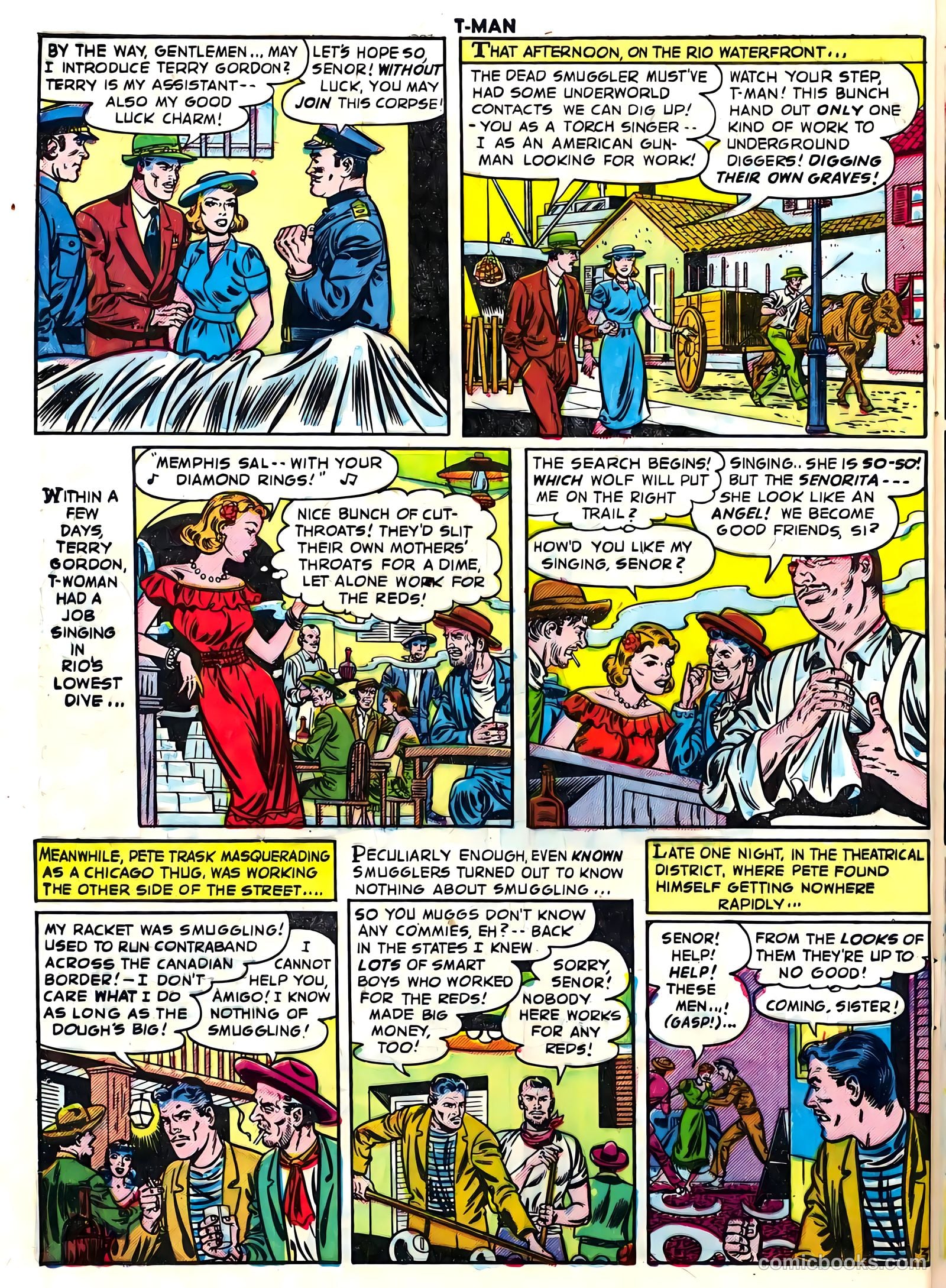 T-Man #13 (1953) — page 28 of 36