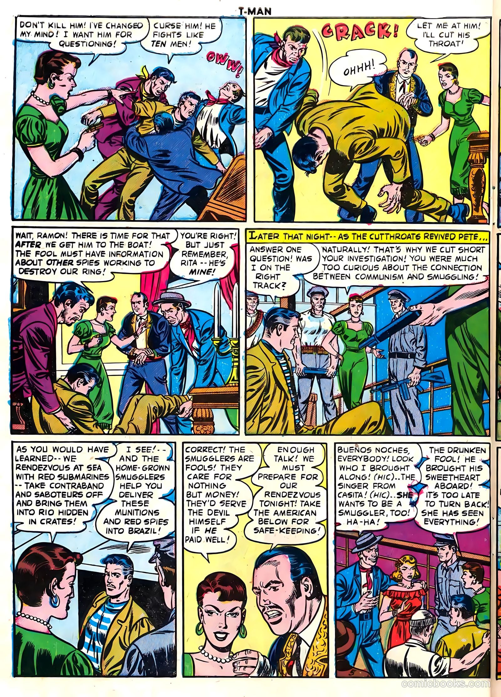 T-Man #13 (1953) — page 30 of 36