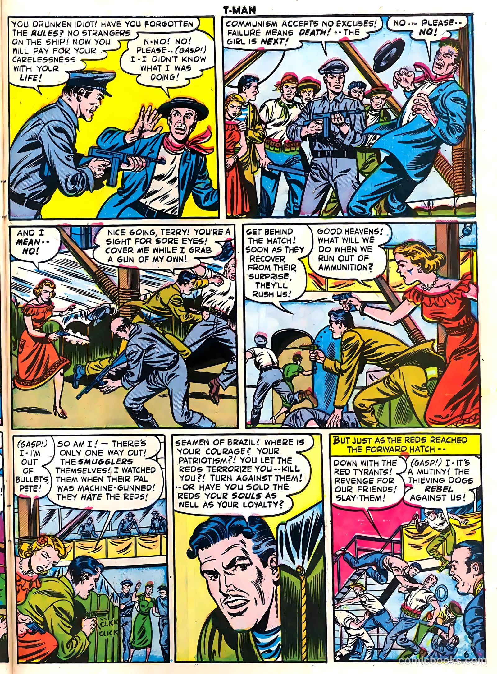 T-Man #13 (1953) — page 31 of 36