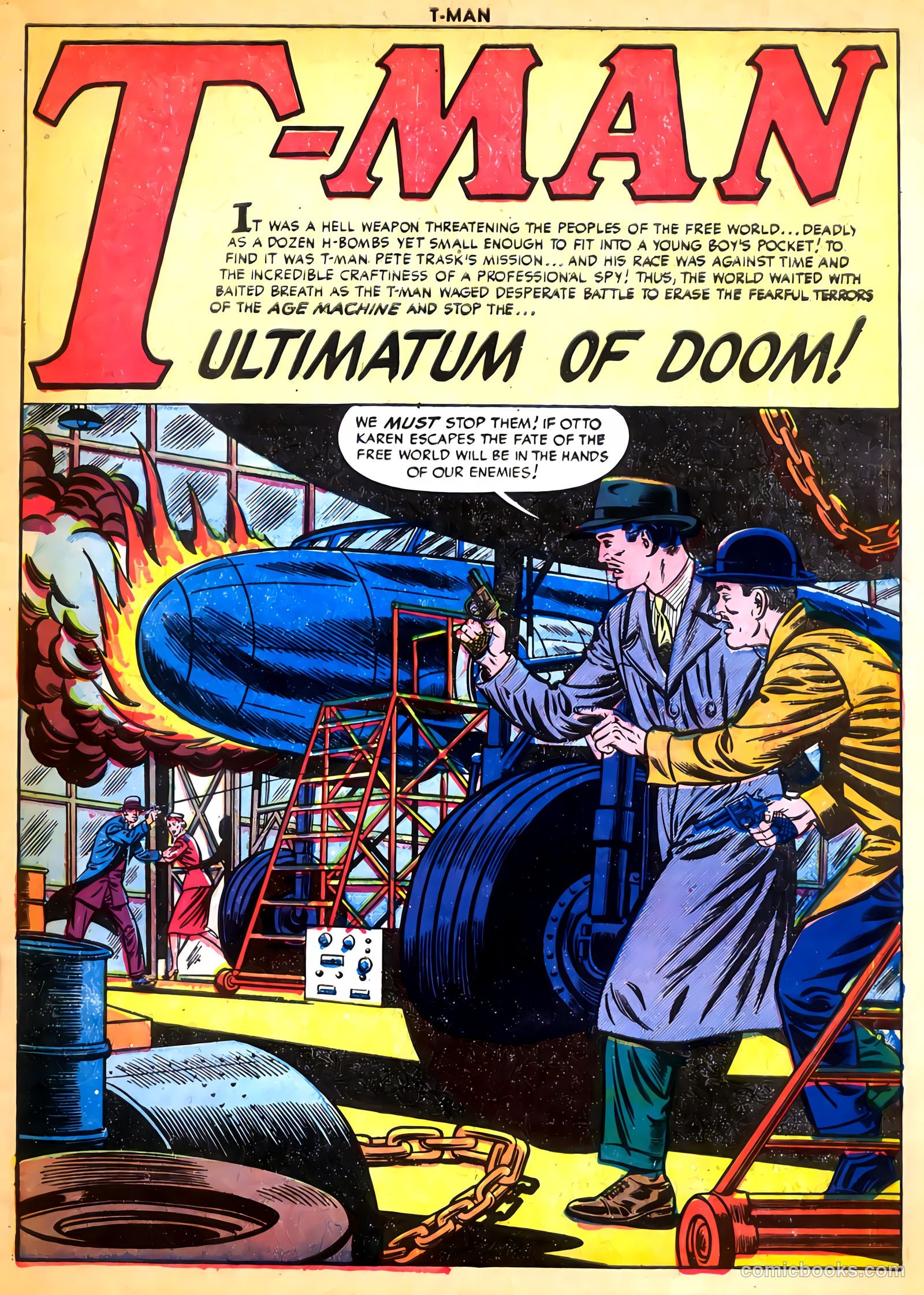 T-Man #14 (1954) — page 3 of 36