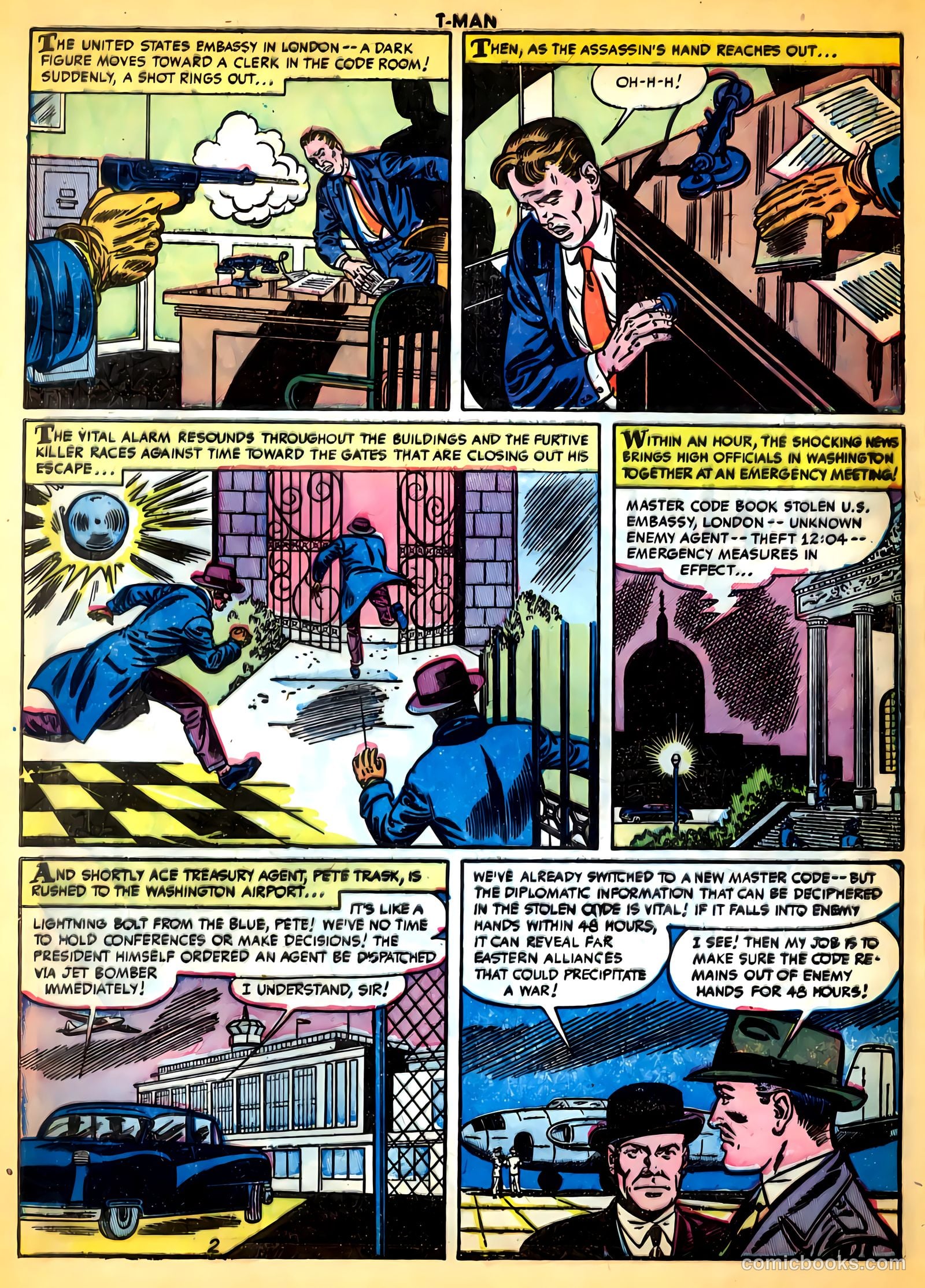 T-Man #14 (1954) — page 4 of 36
