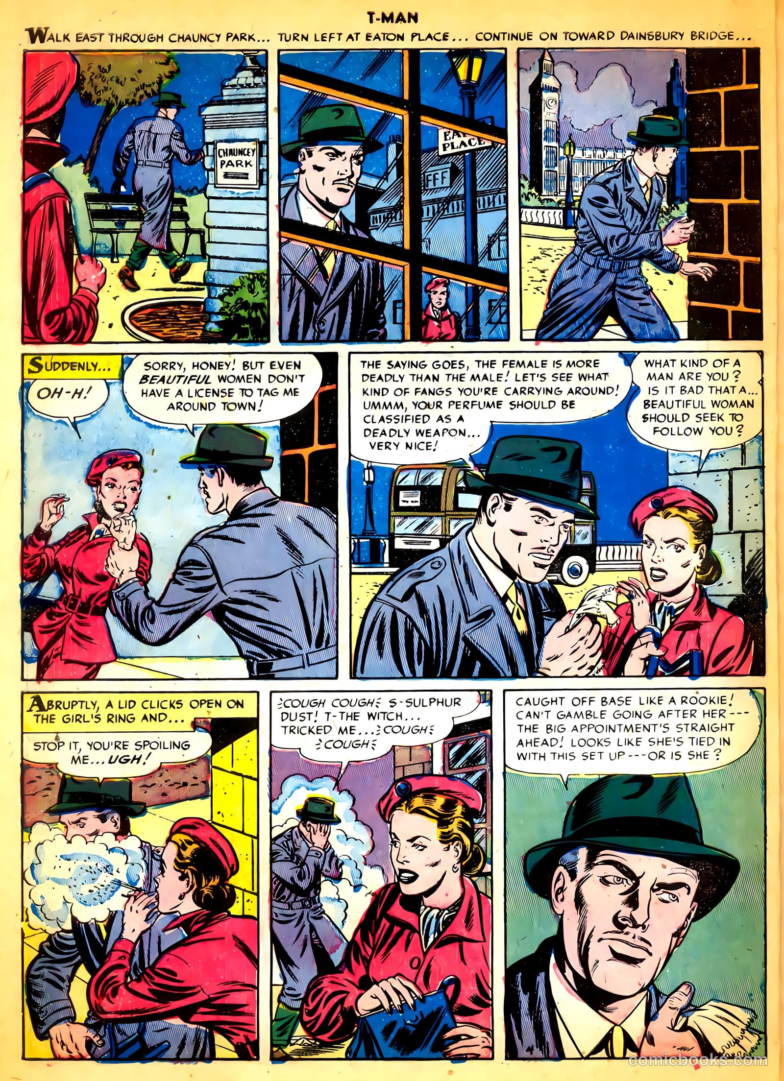 T-Man #14 (1954) — page 6 of 36