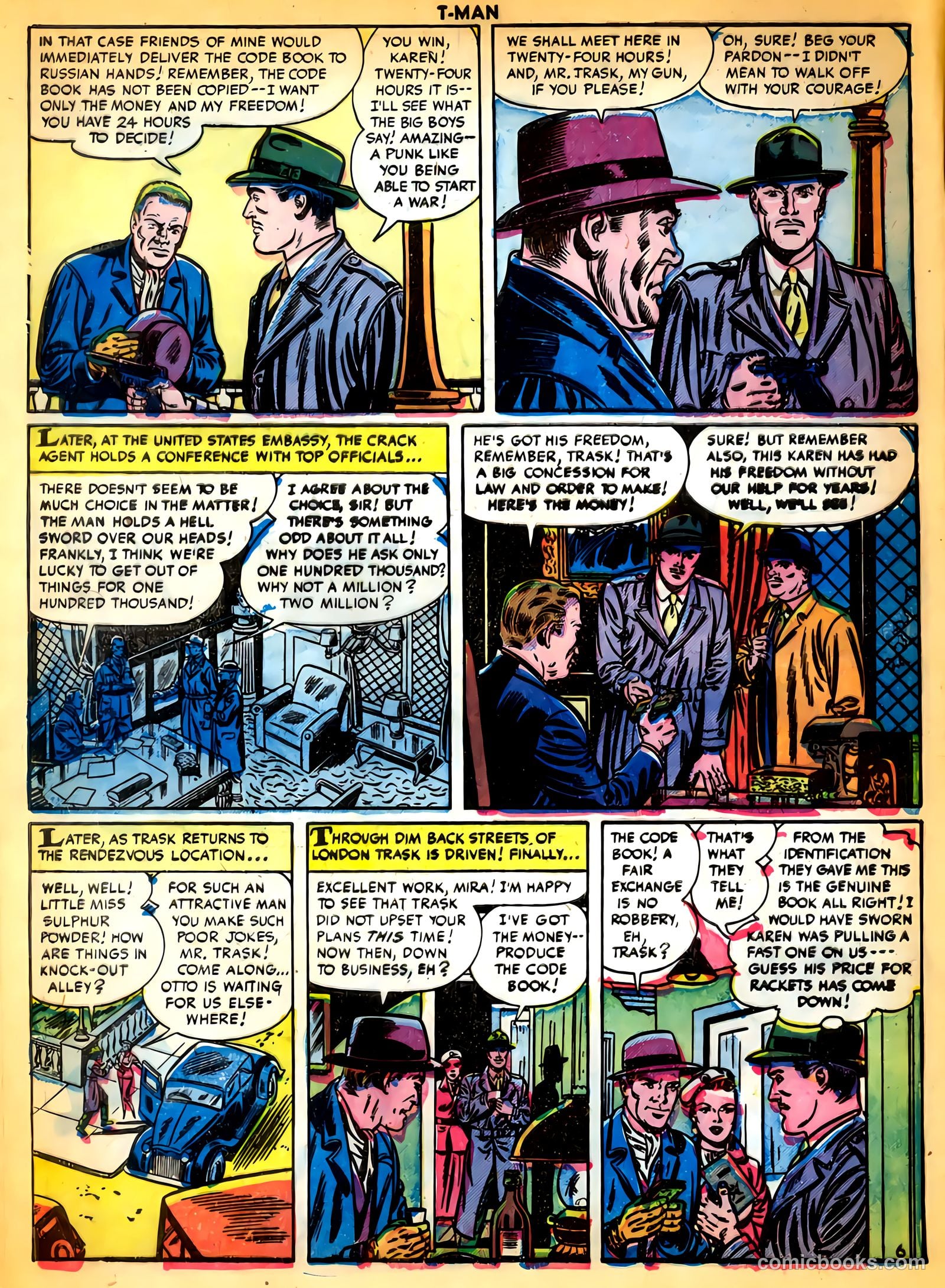 T-Man #14 (1954) — page 8 of 36