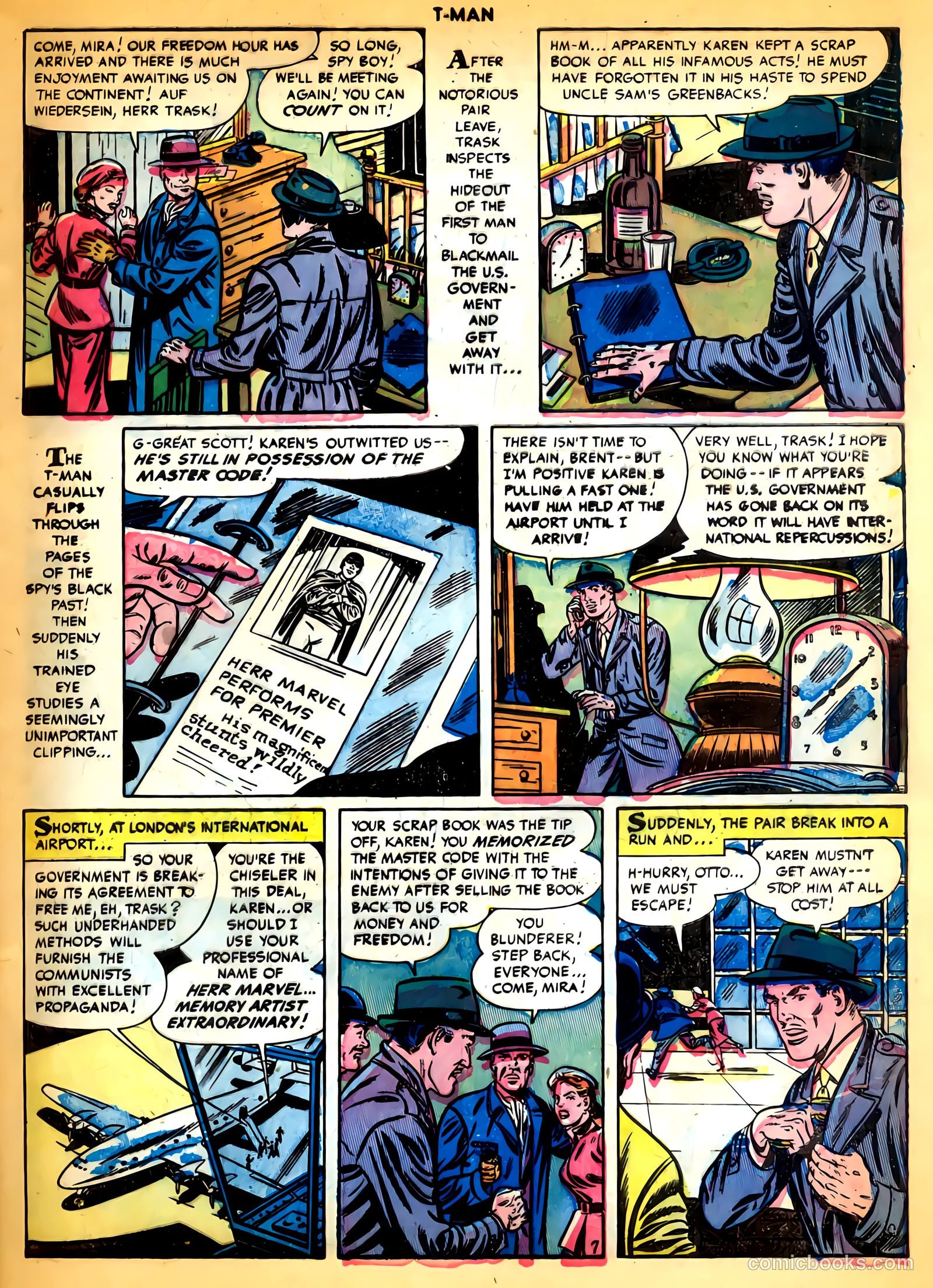 T-Man #14 (1954) — page 9 of 36