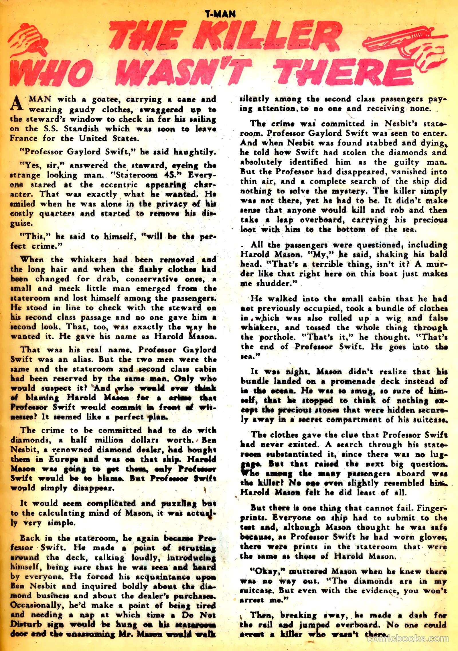 T-Man #14 (1954) — page 25 of 36