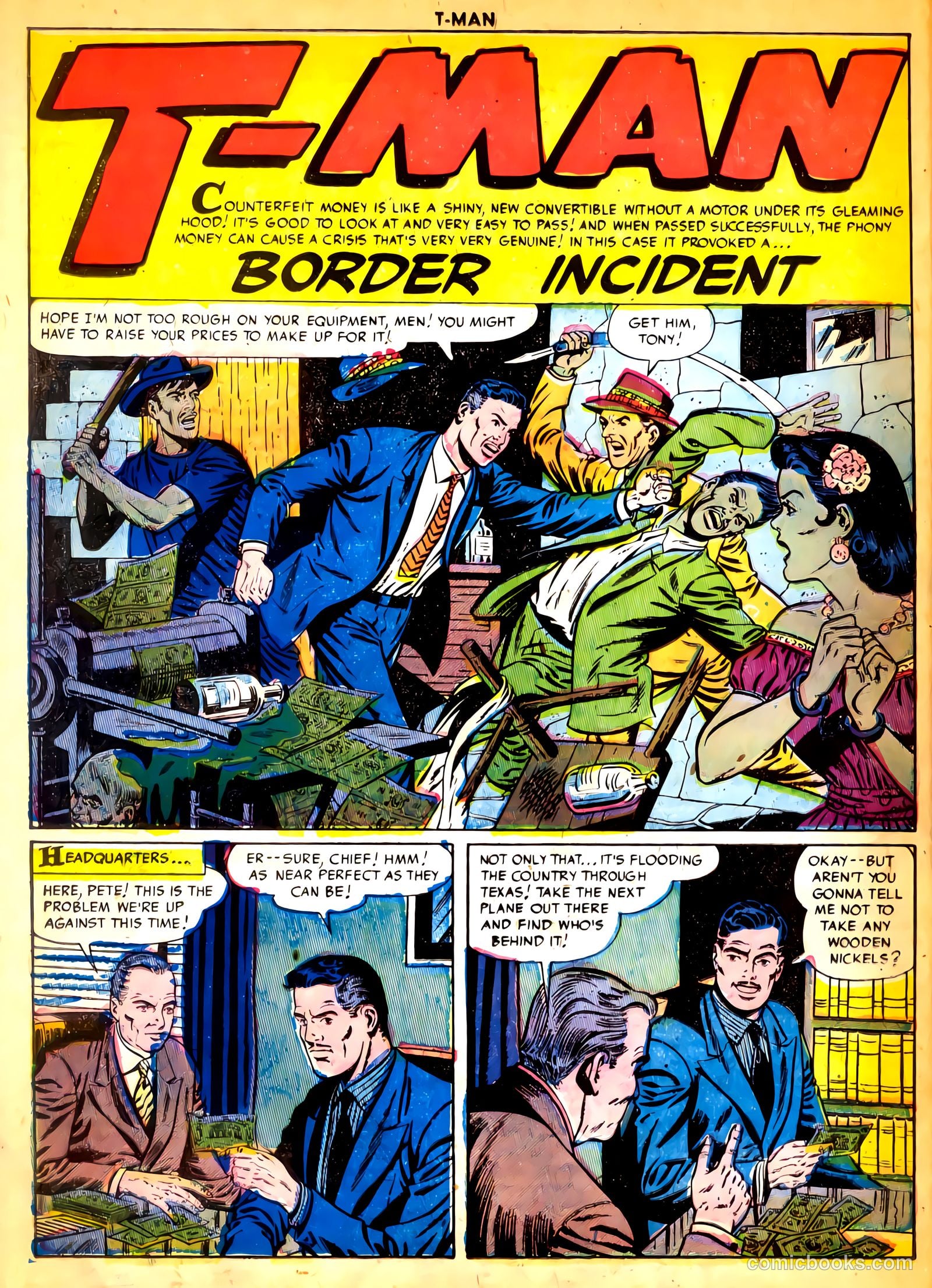 T-Man #14 (1954) — page 26 of 36