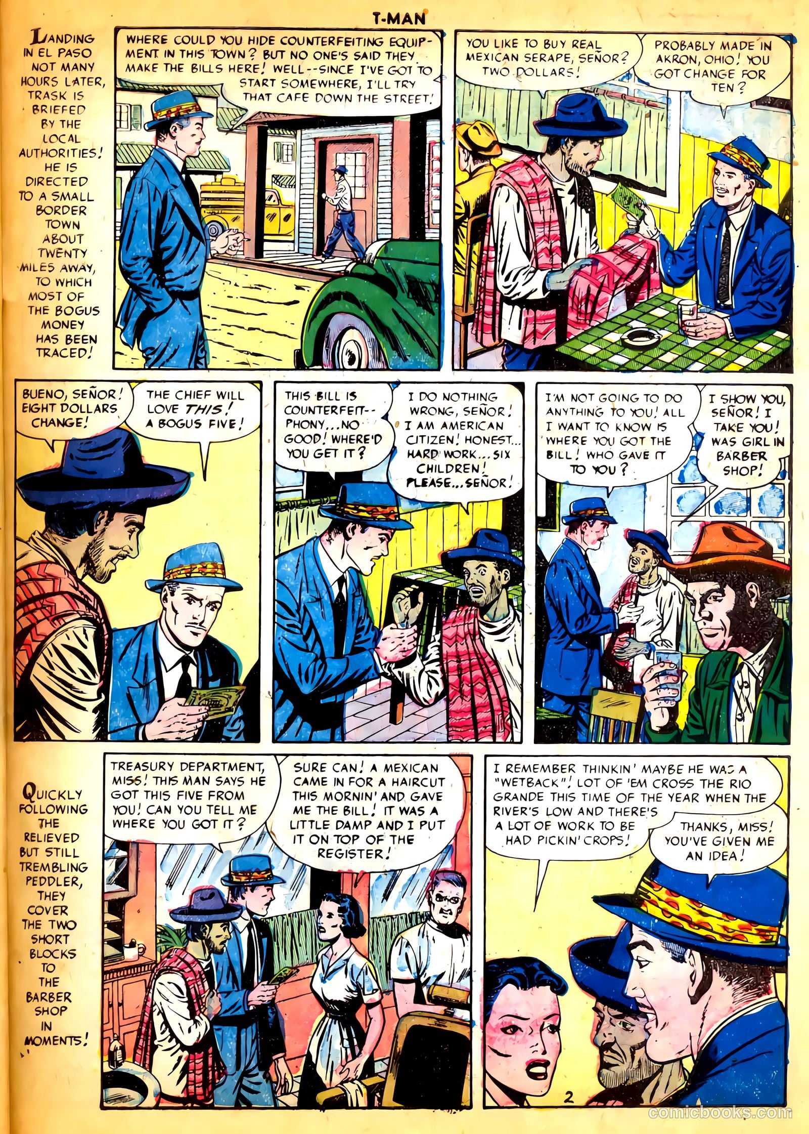 T-Man #14 (1954) — page 27 of 36