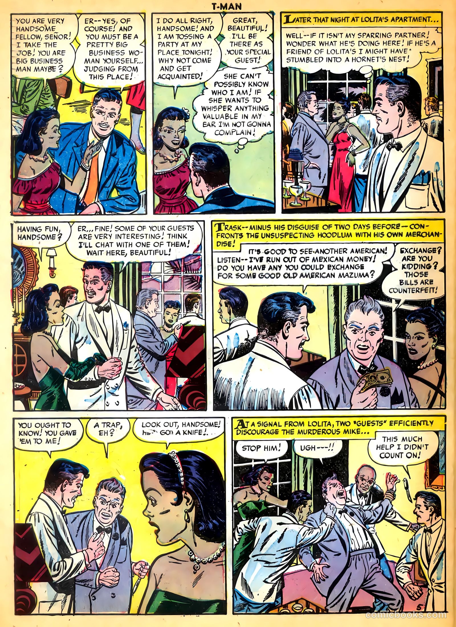 T-Man #14 (1954) — page 30 of 36