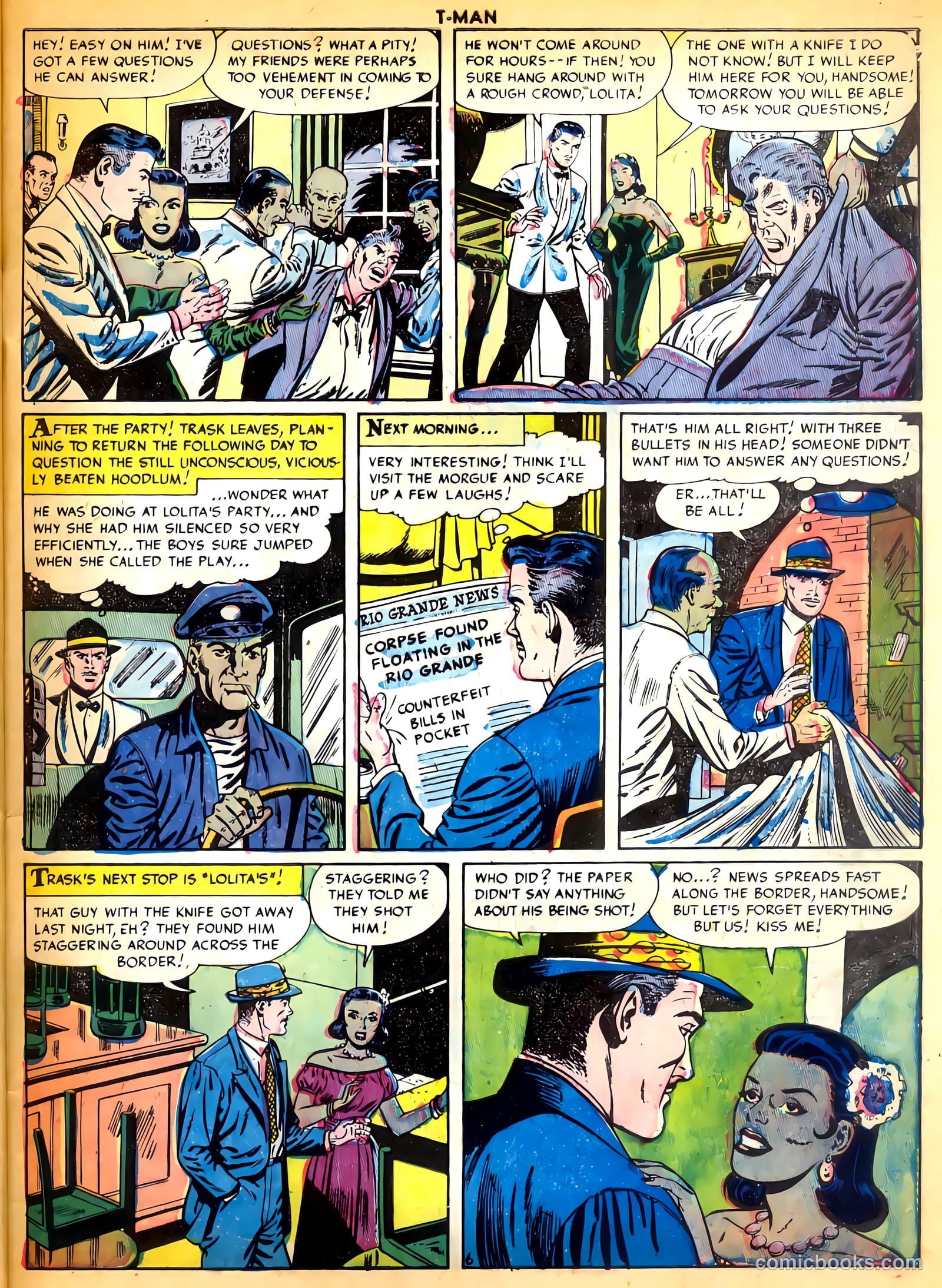 T-Man #14 (1954) — page 31 of 36