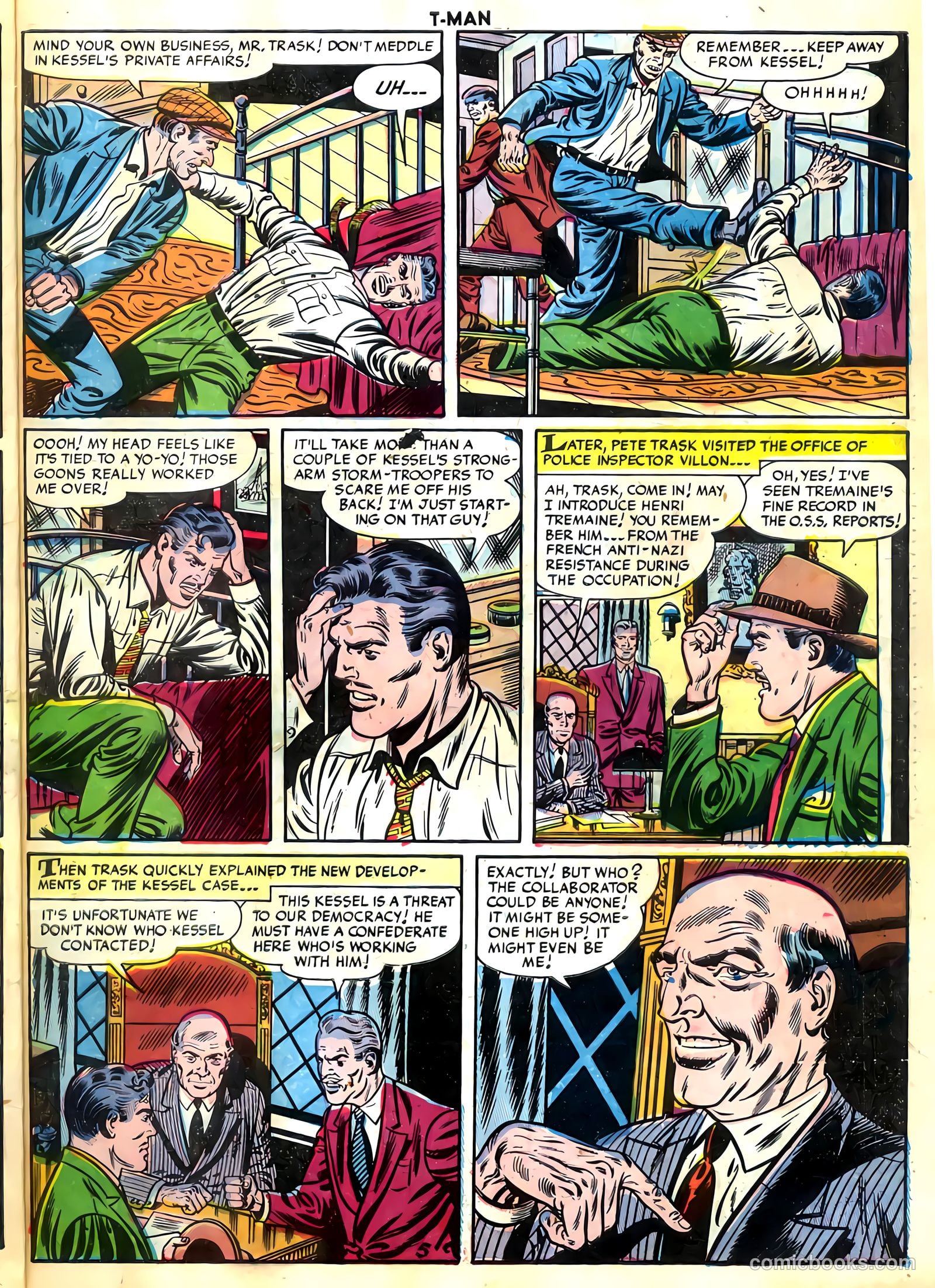 T-Man #15 (1954) — page 7 of 36
