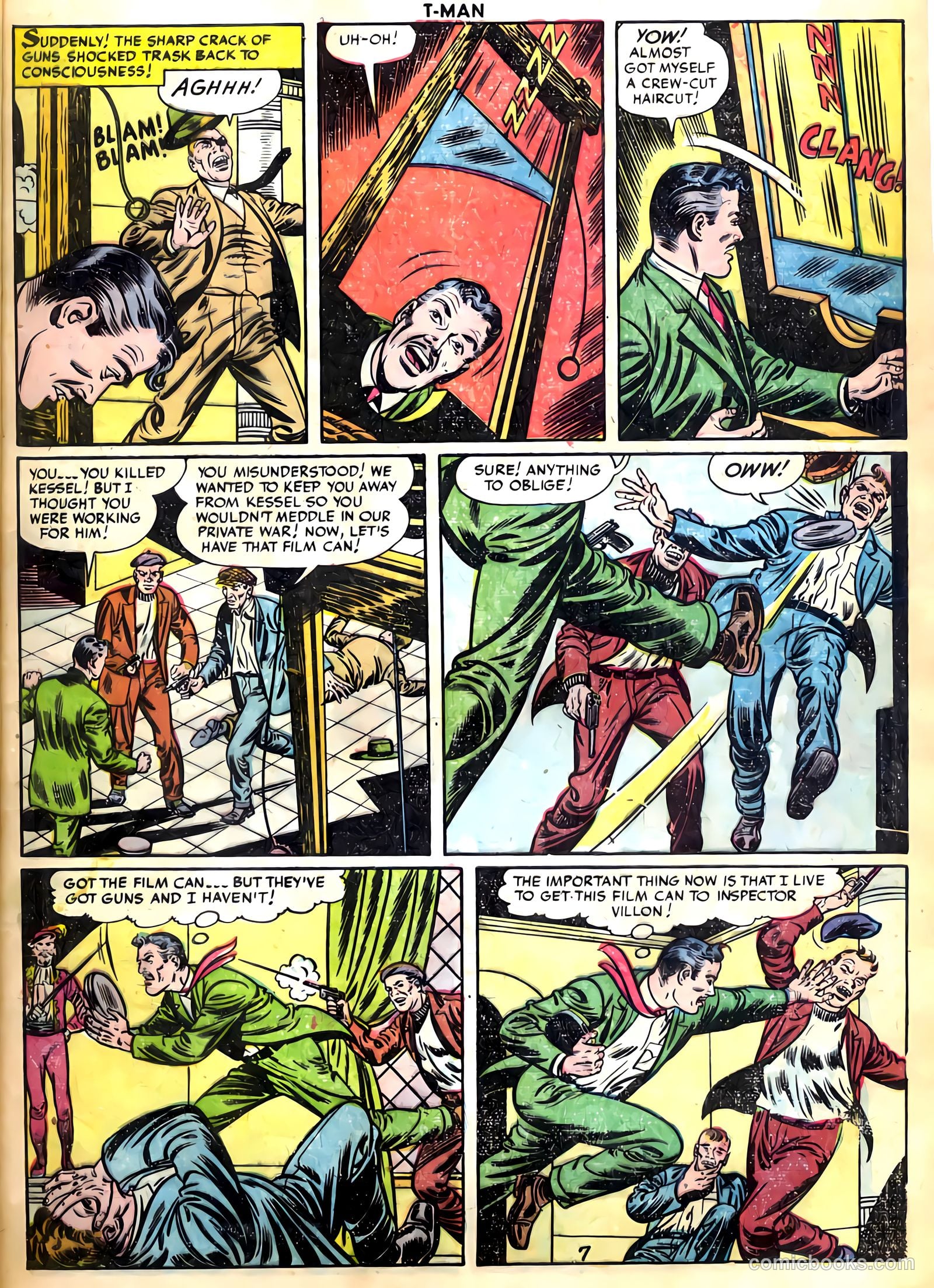 T-Man #15 (1954) — page 9 of 36