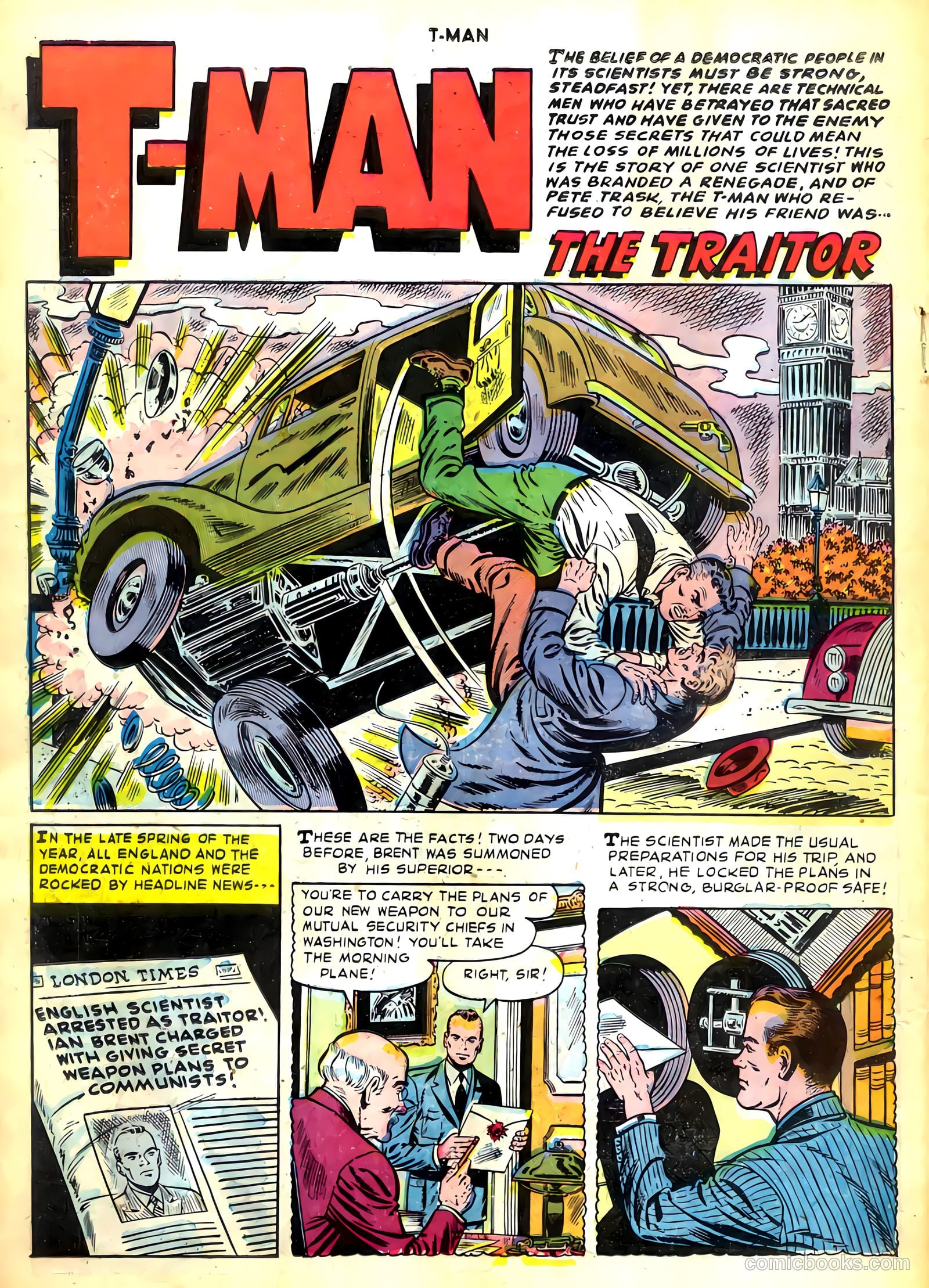 T-Man #15 (1954) — page 18 of 36