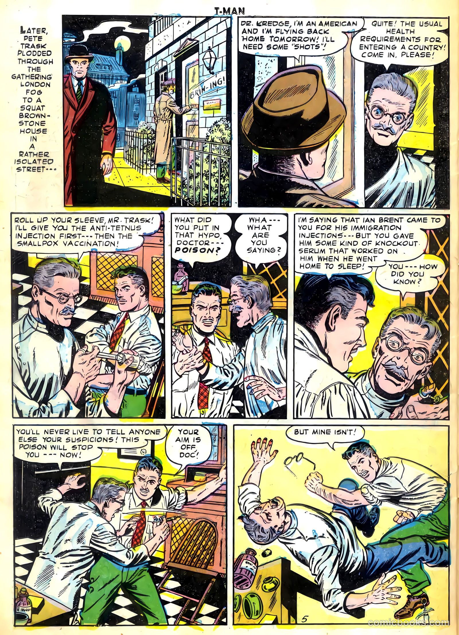T-Man #15 (1954) — page 22 of 36