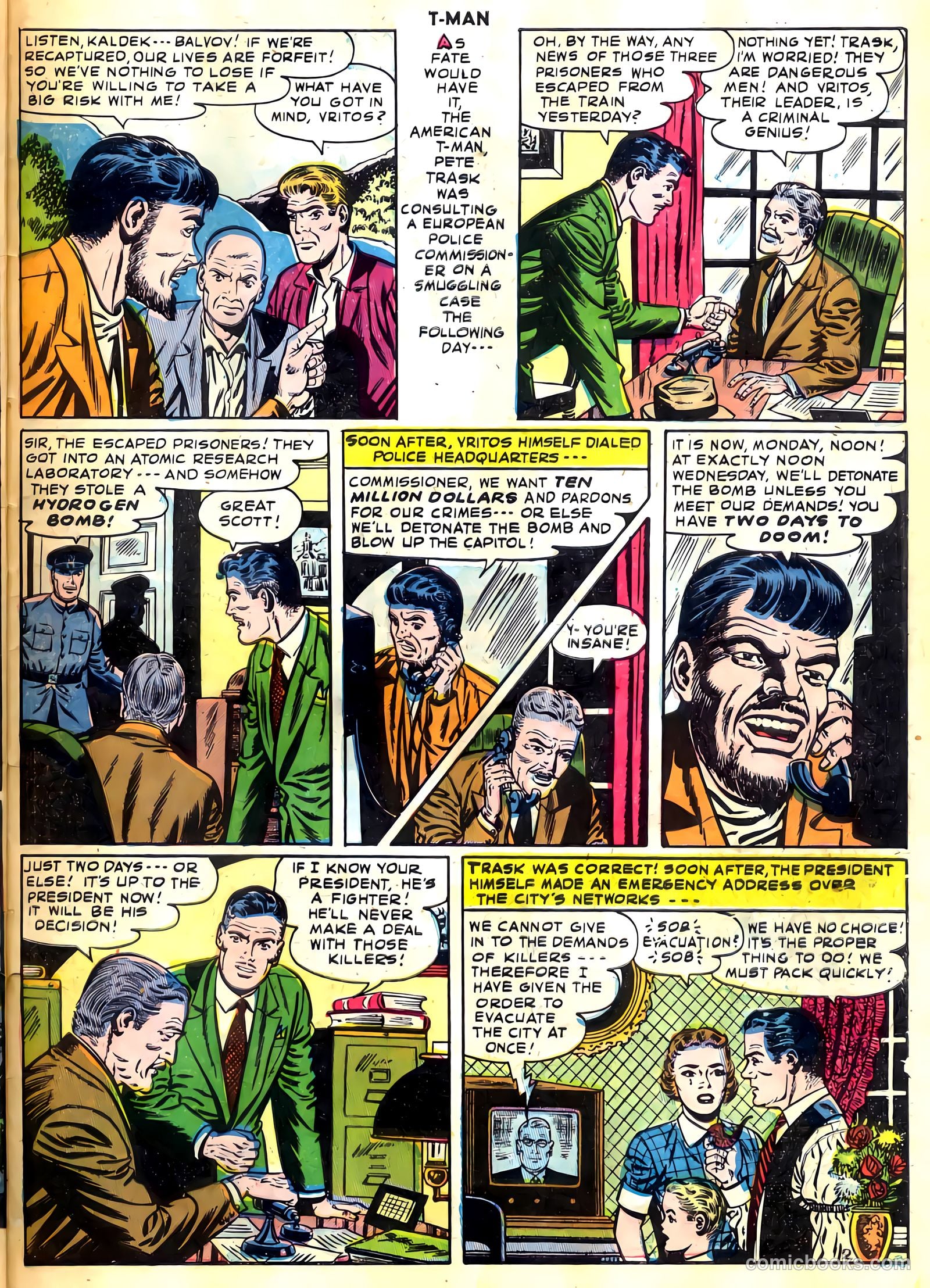 T-Man #15 (1954) — page 27 of 36