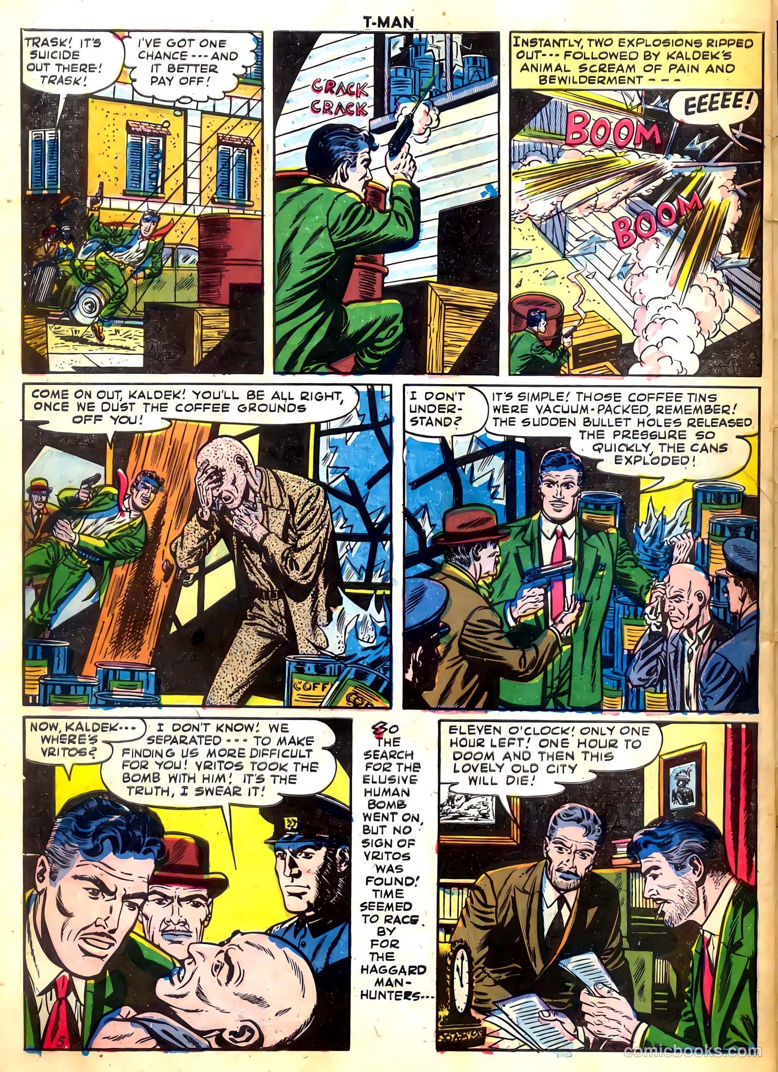 T-Man #15 (1954) — page 30 of 36