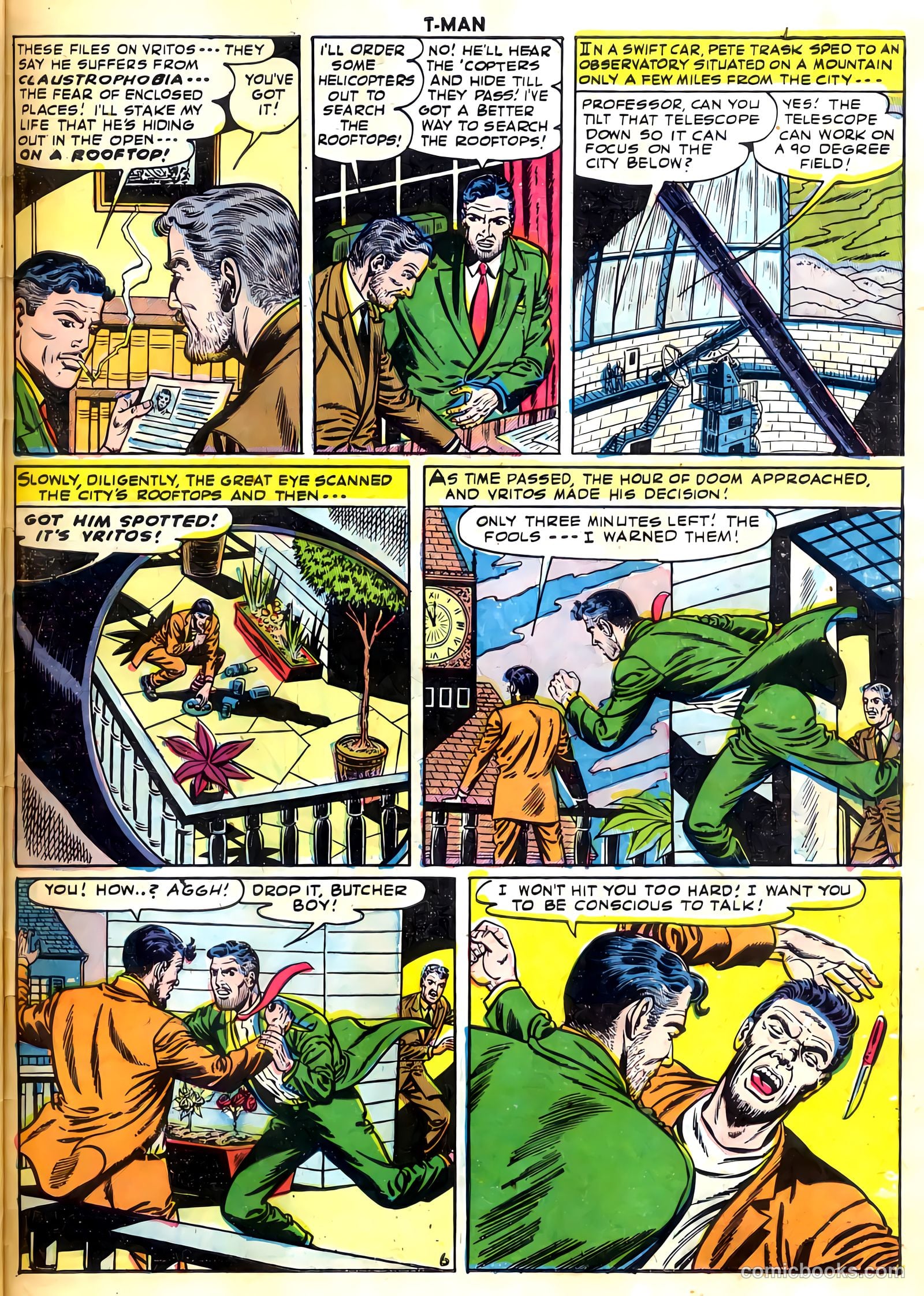 T-Man #15 (1954) — page 31 of 36