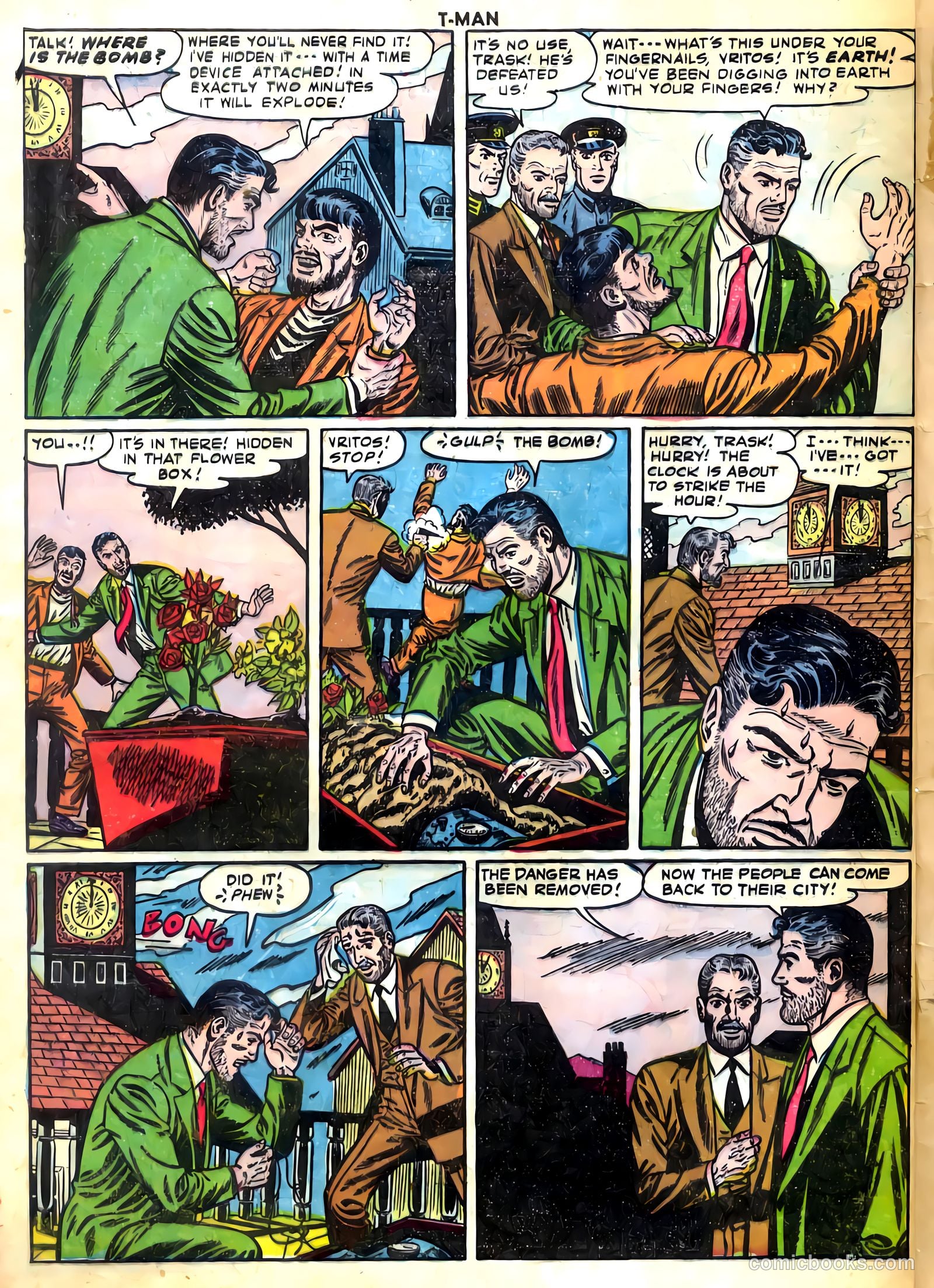 T-Man #15 (1954) — page 32 of 36